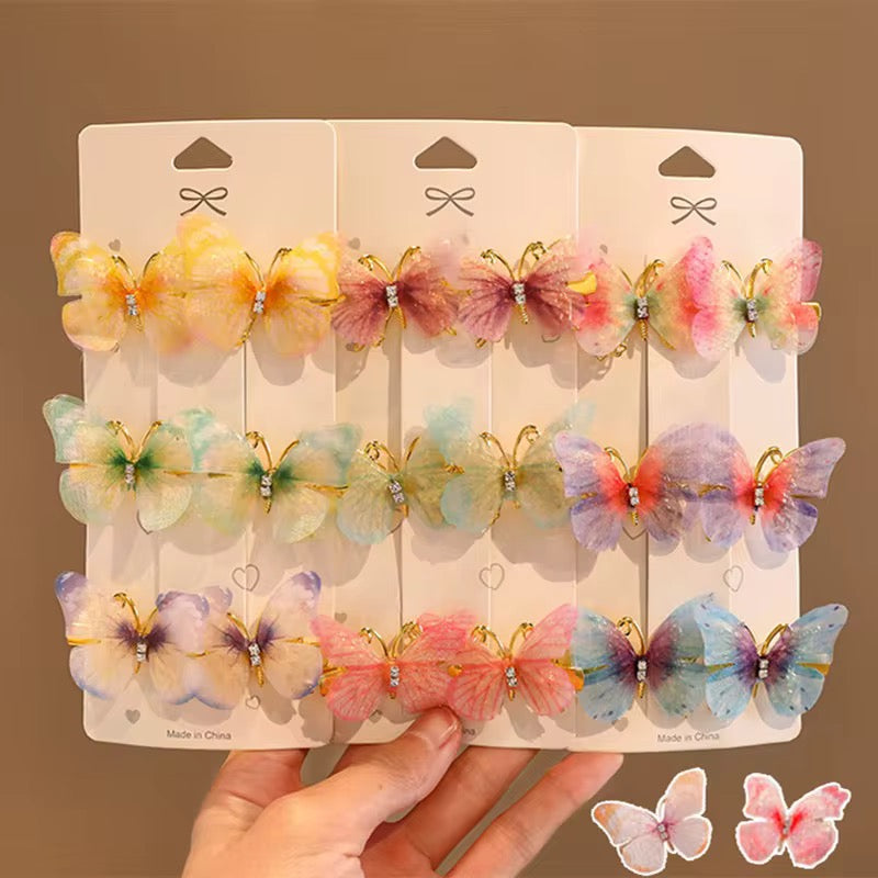 Butterfly Resin Hair Clip Set – UBK3366