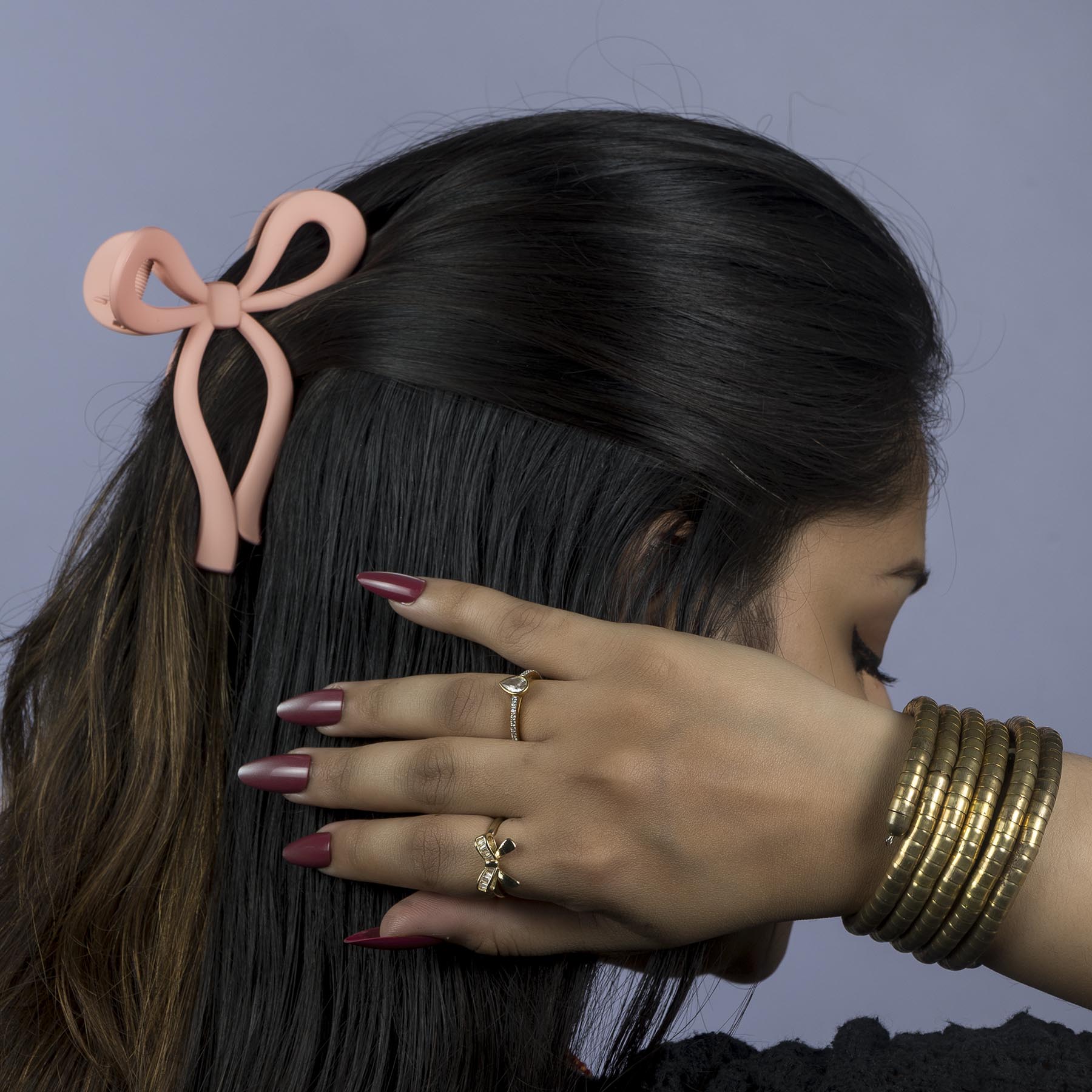 Matte Bow Hair Claw – UBK3281
