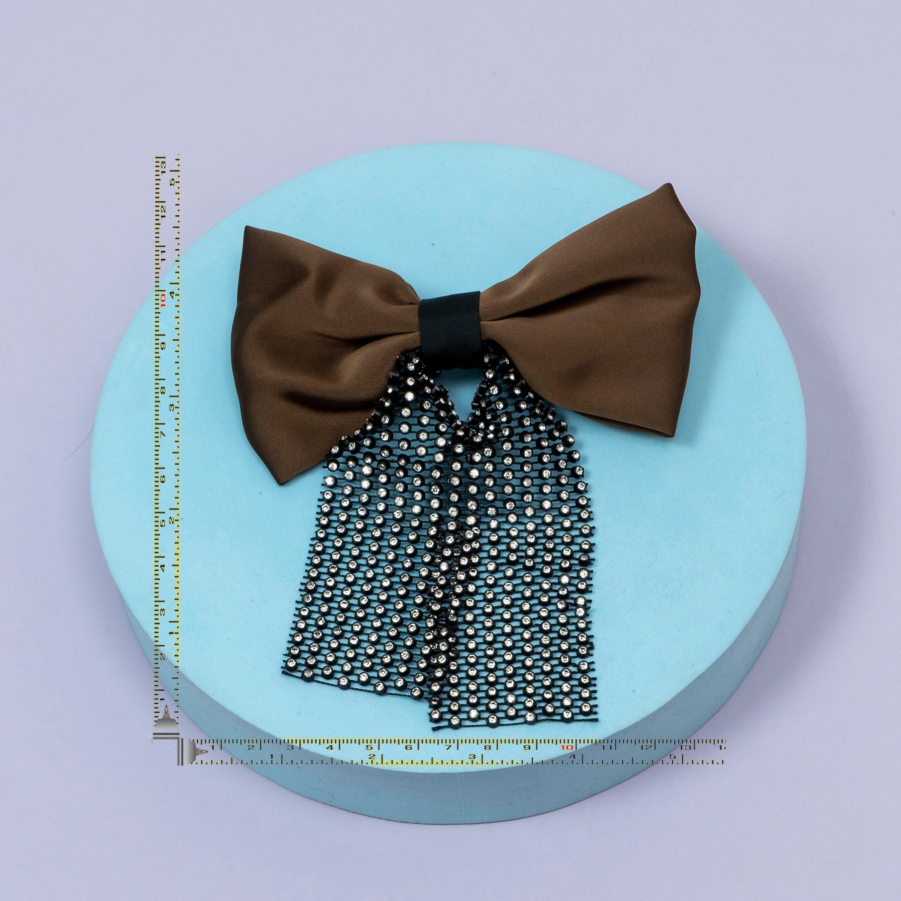 Rhinestone Tail Bow Hair Clip – UBK3608