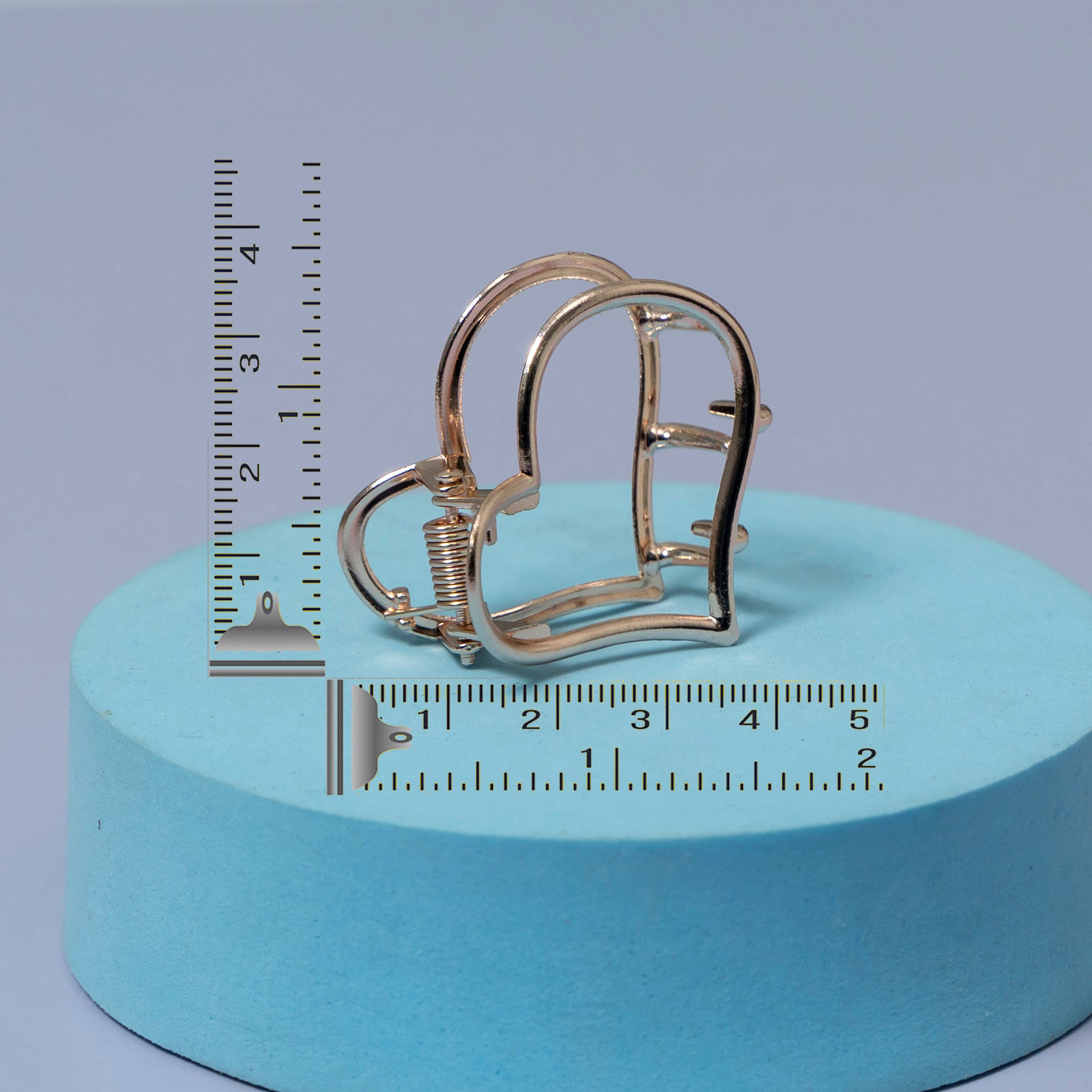 Heart Metal Mini Hair Claw Clip – UBK3496