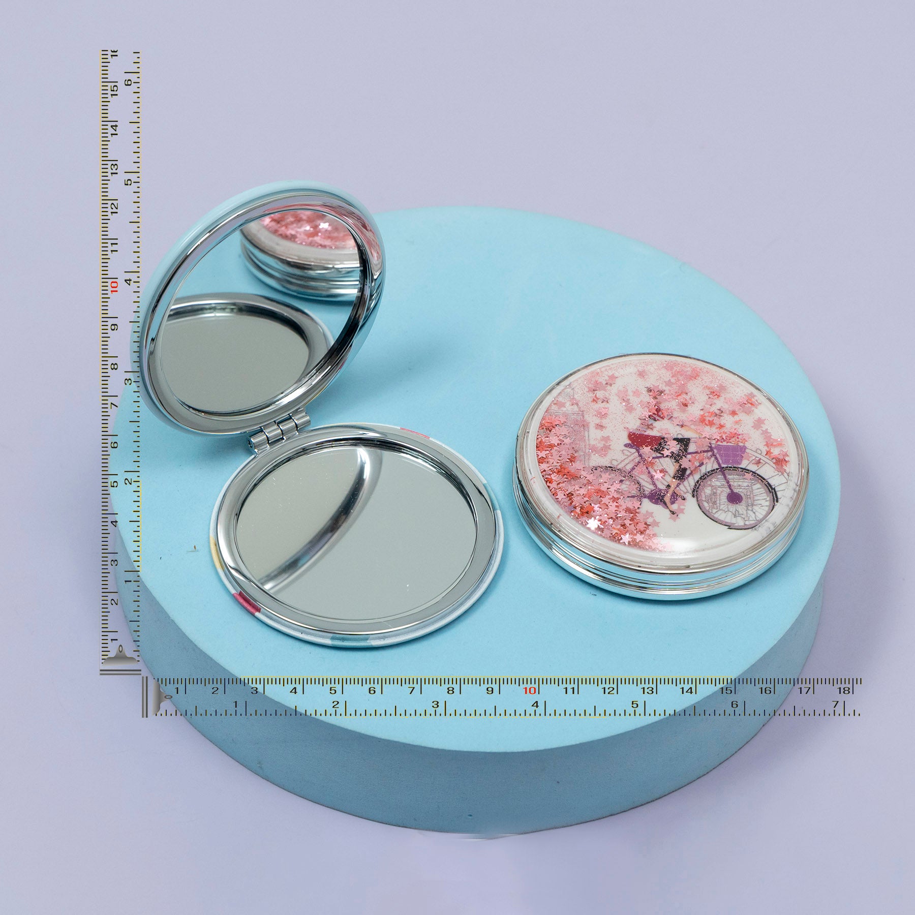 Assorted Glitter Compact Mirror – UBK3613