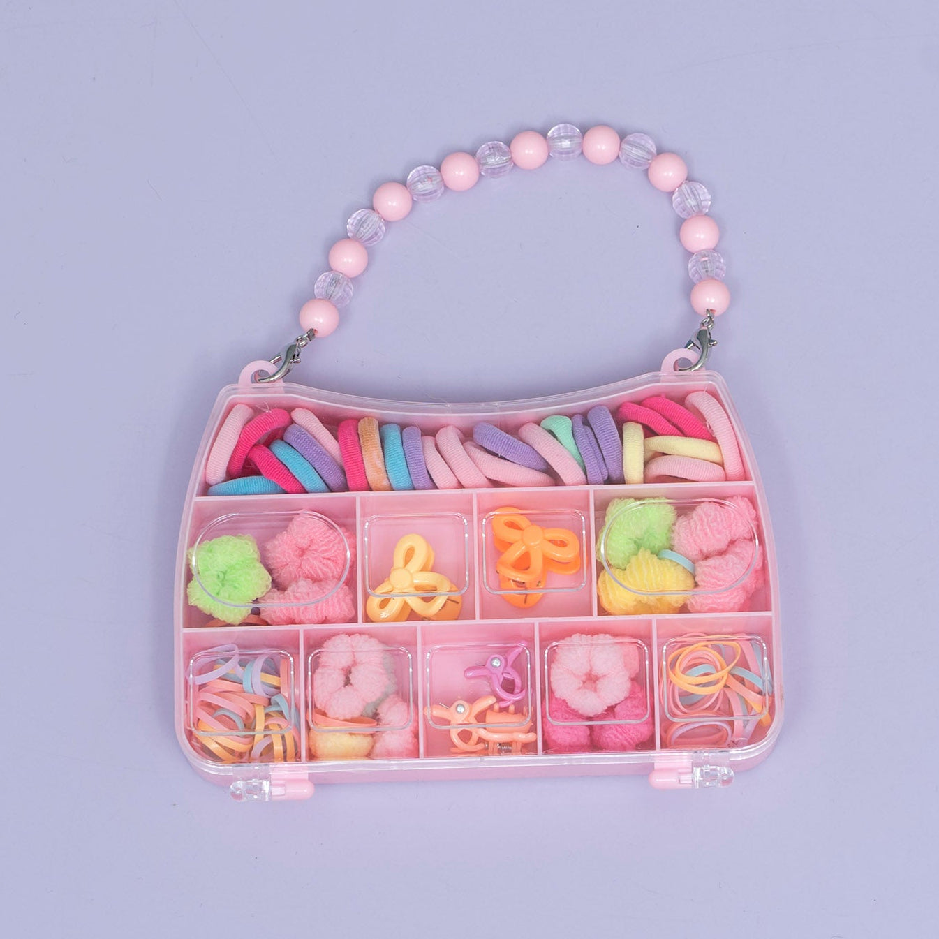 Kids Heart Hair Accessories Organizer Box with Handle – UBK3683