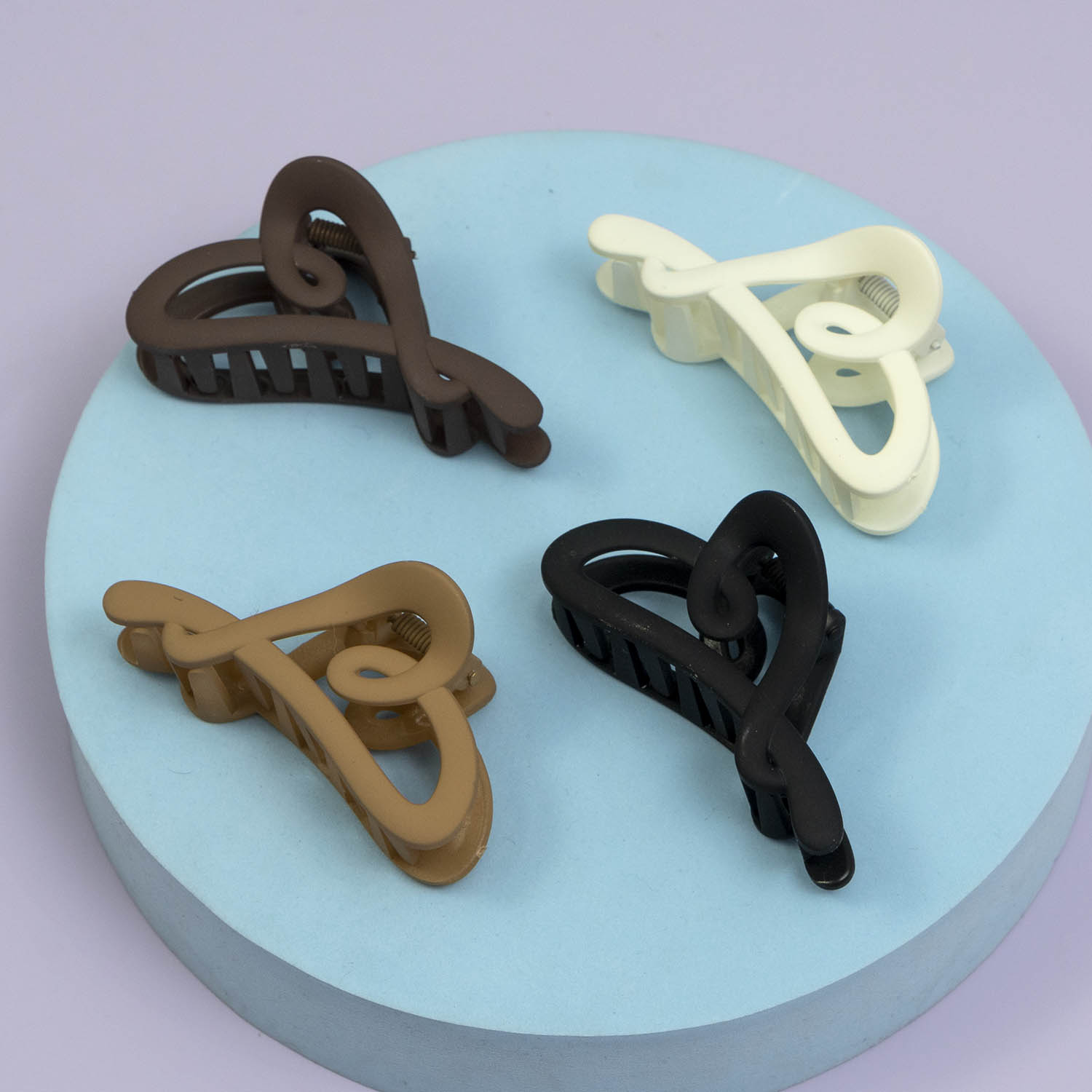 Matt hair claw (4Pcs) - UBK2718