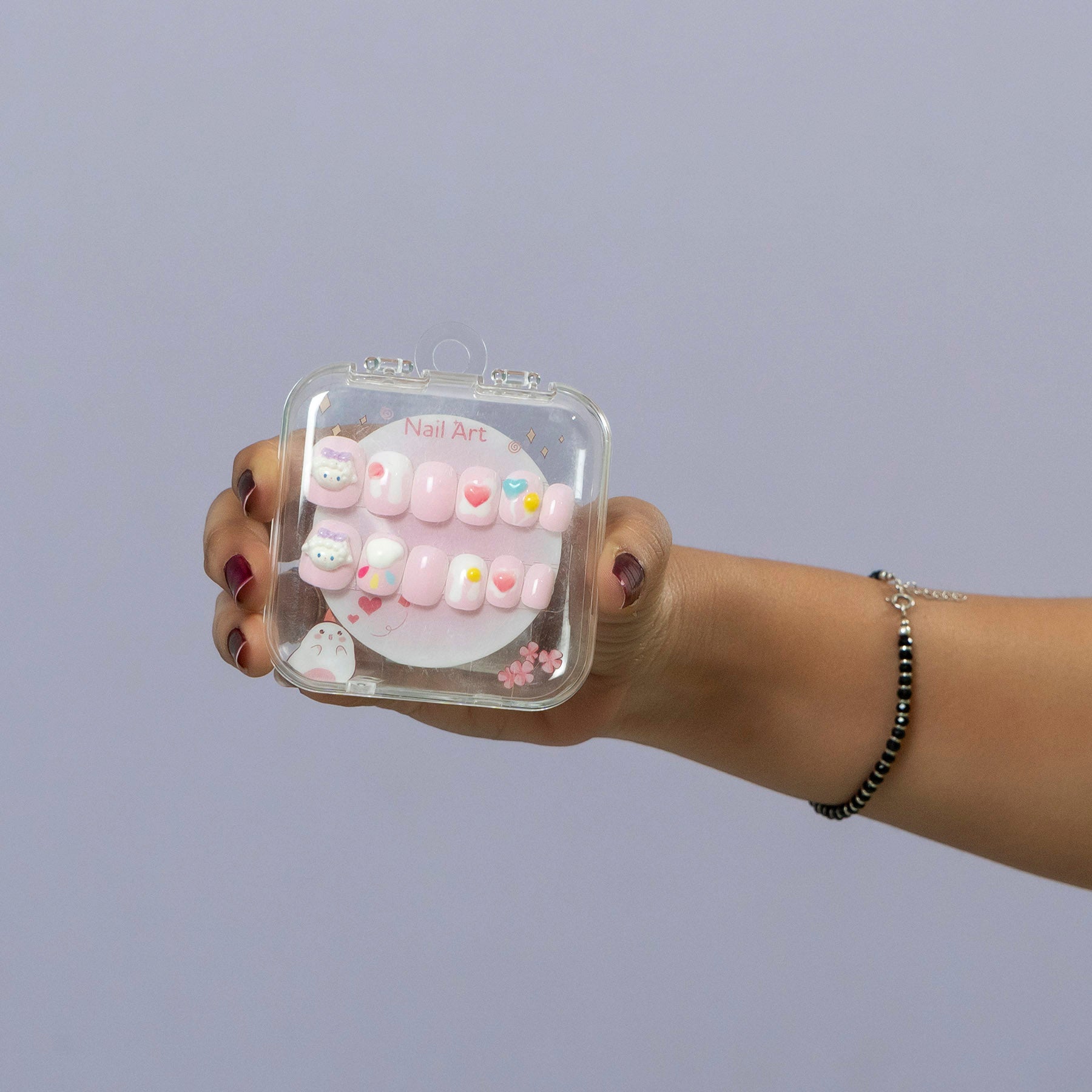 Kids Cute Press-On Nail Art Set – UBK3619