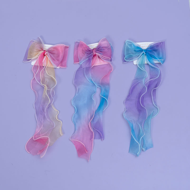 Shiny pretty bow Hair Pin - UBK2336