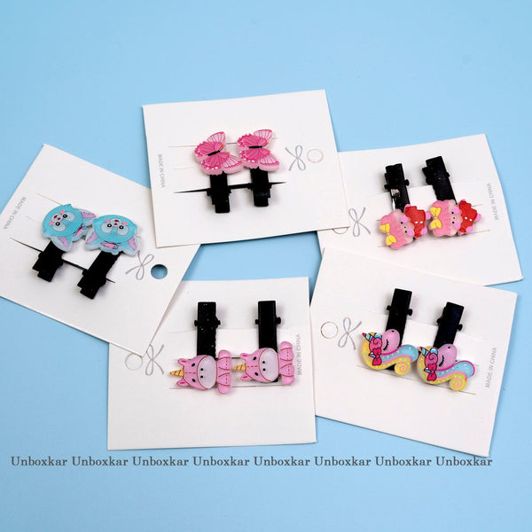 kitty mini hair pins ( Set of 2 ) - UBK1887