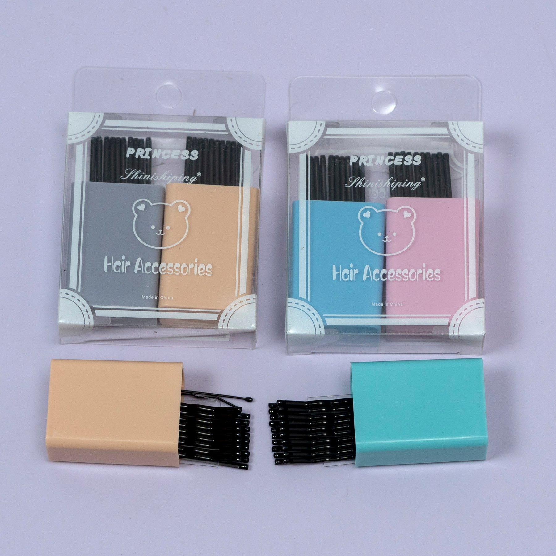 Bobby Pin Holder Case with Black Hair Pins – UBK3624