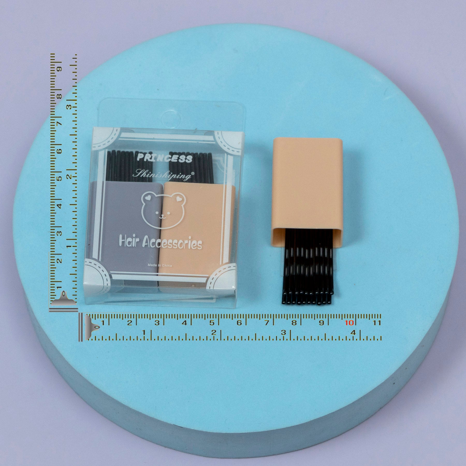 Bobby Pin Holder Case with Black Hair Pins – UBK3624