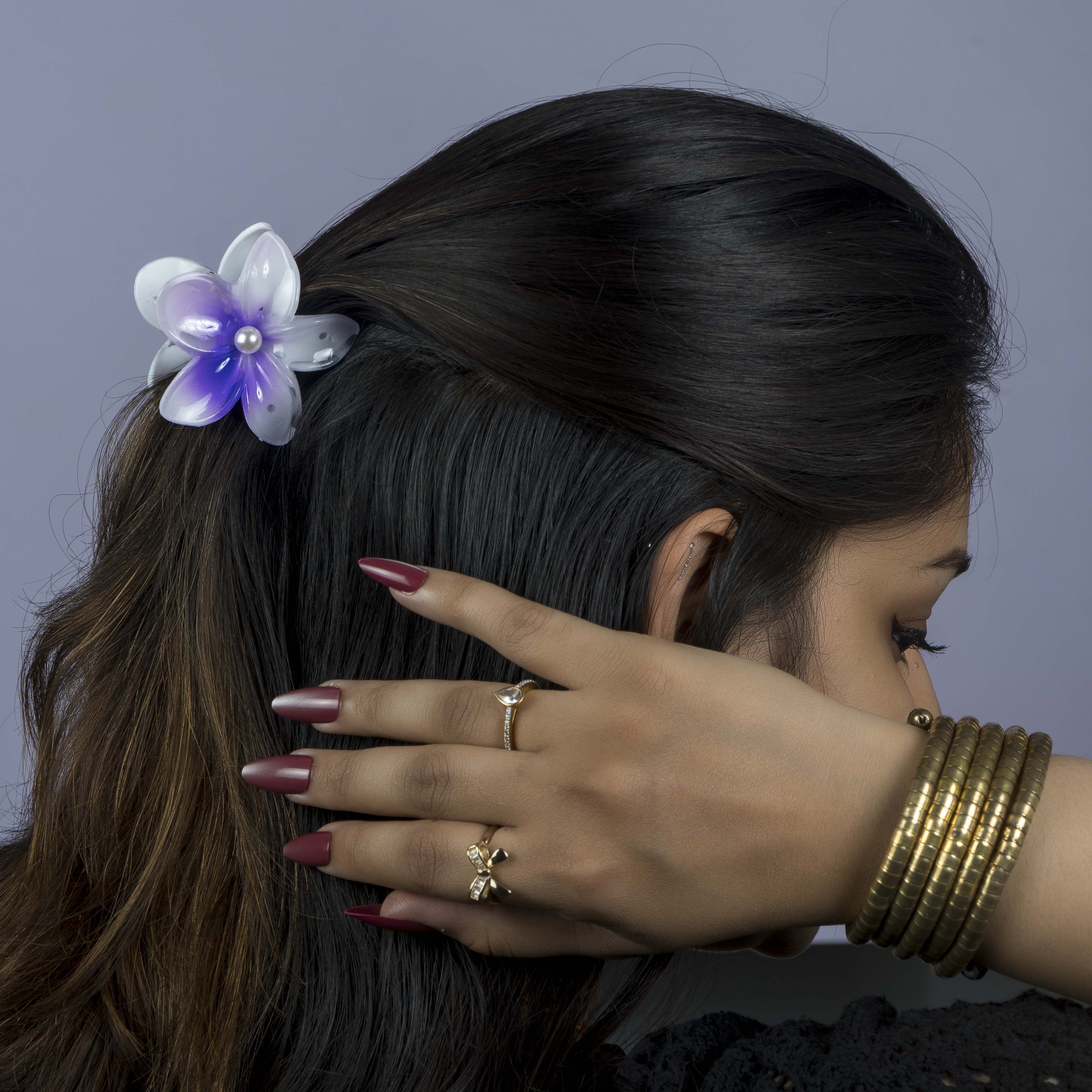Flower Pearl Hair Claw – UBK3283