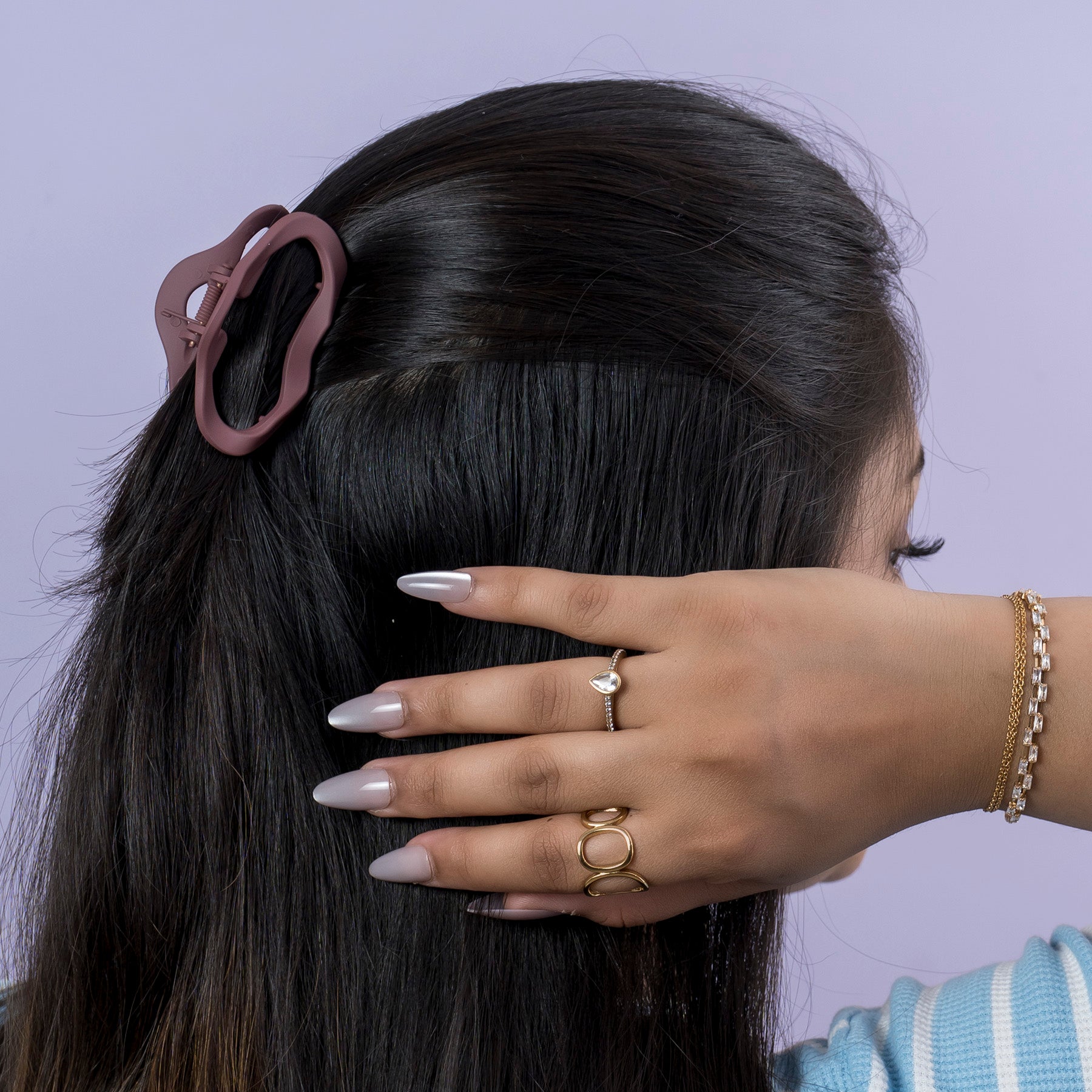 Matte Hair Claw (Pack of 3)  – UBK3896