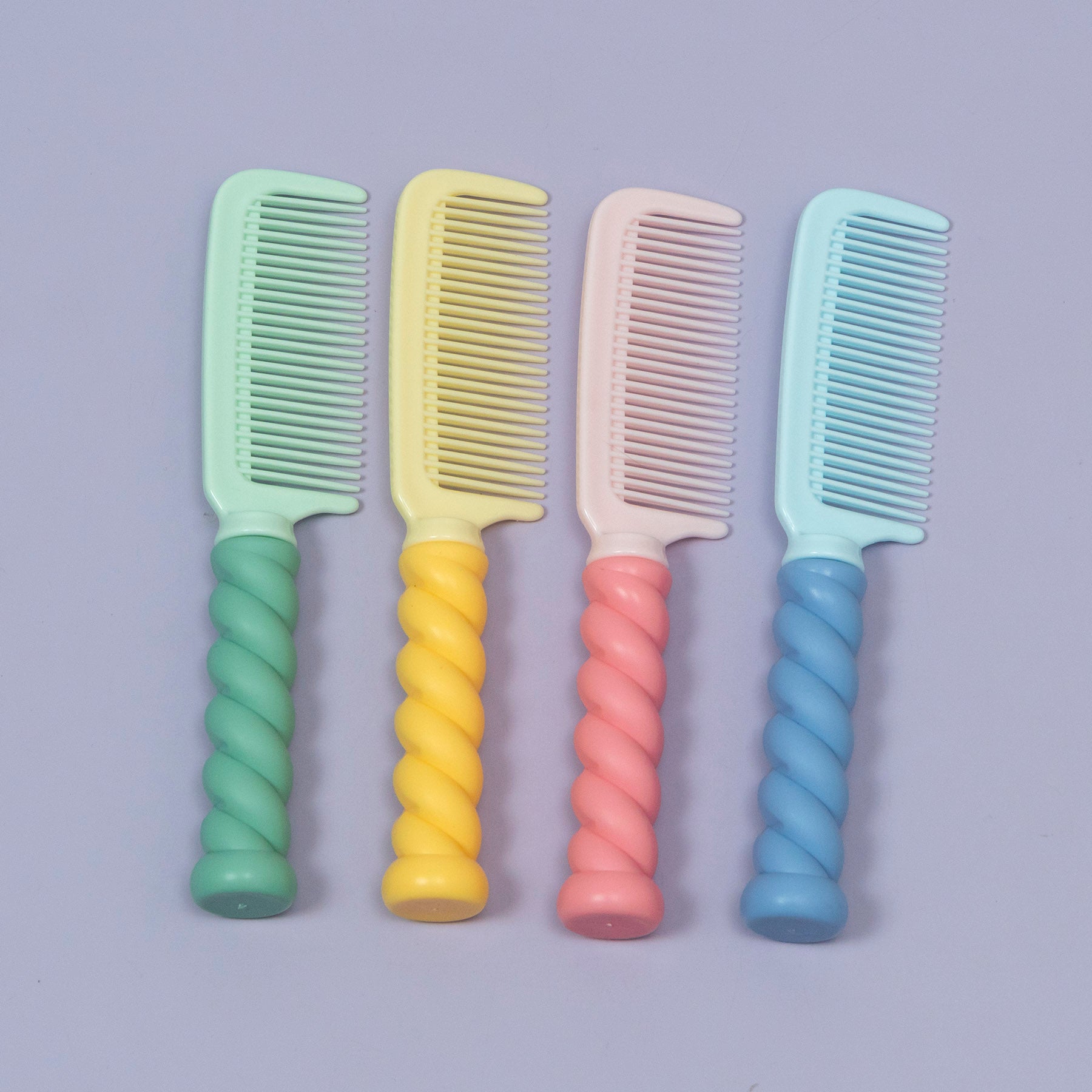 Pastel Twisted Handle Hair Comb – UBK3629