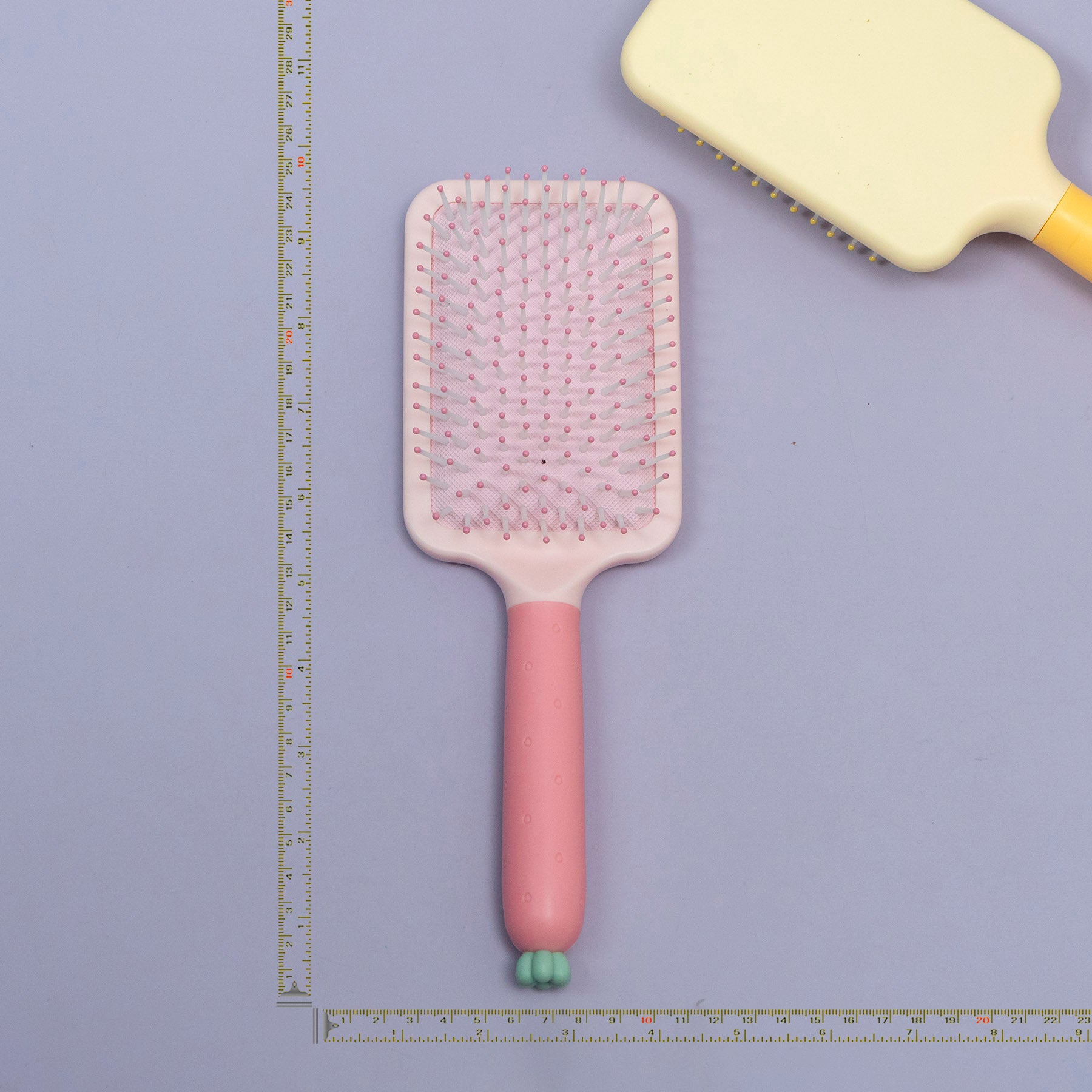 Pastel Paddle Hair Brush with Soft Grip Handle – UBK3630