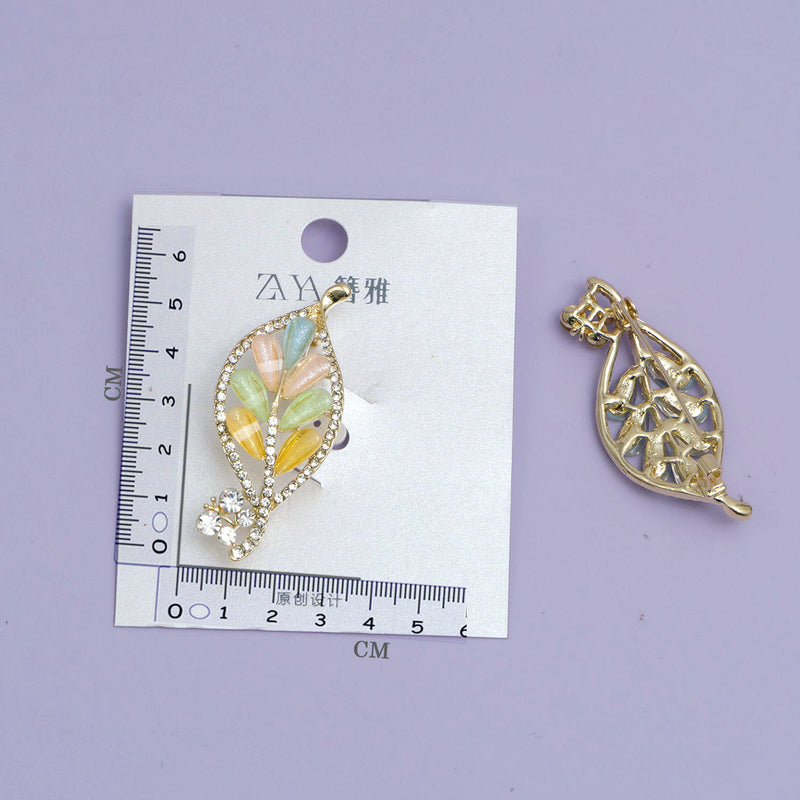 Zaya Stone Brooch  - UBK2955