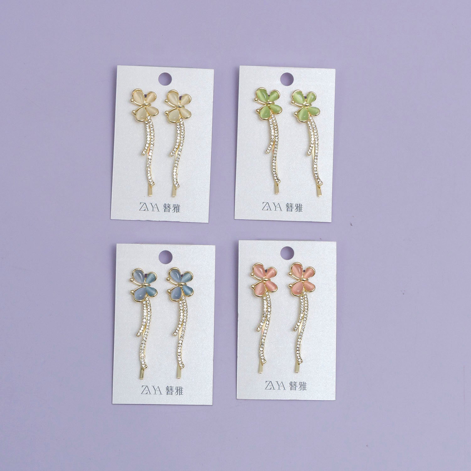Zaya Stone Hair Pins  - UBK2957