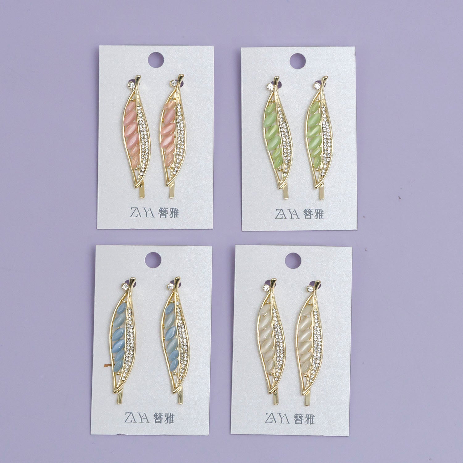 Zaya Stone Hair Pins  - UBK2959