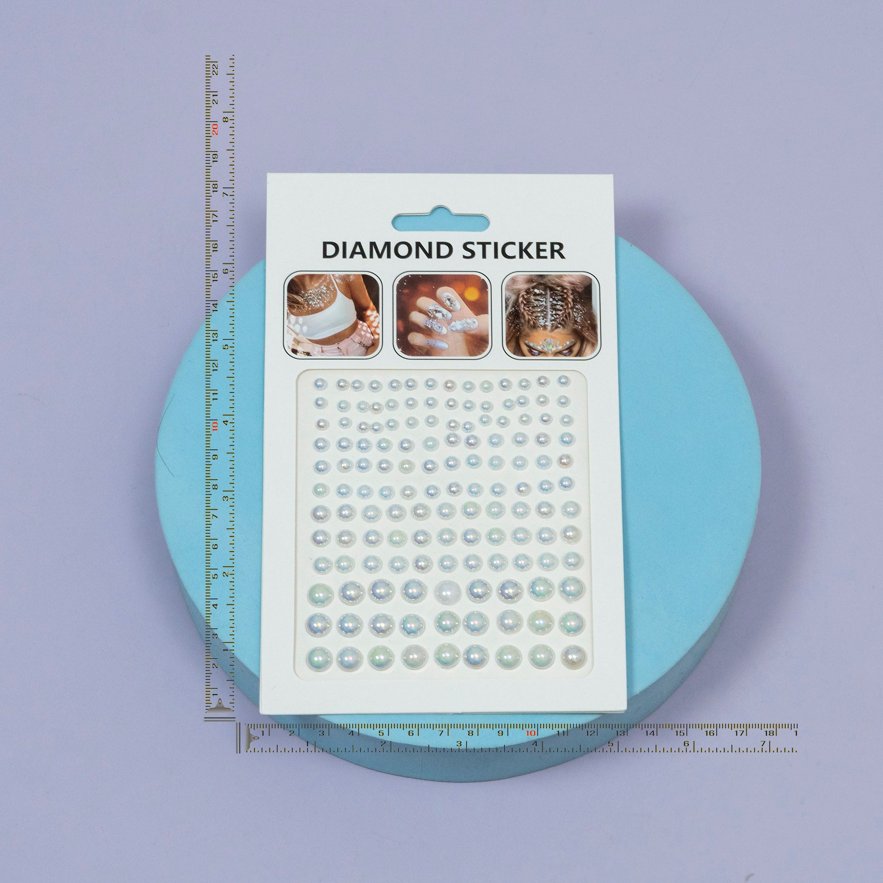 Pearl Diamond Sticker Sheet – Self Adhesive Rhinestones - UBK3636