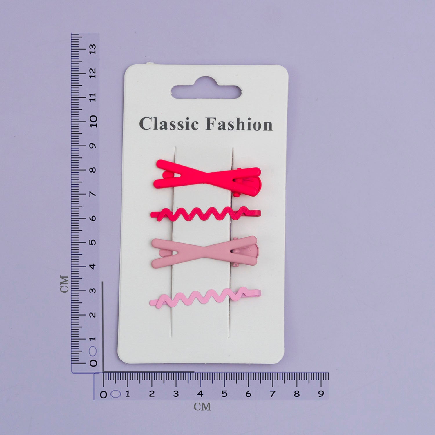 Matt alligator Hair Pin (Set Of 4)  - UBK2964