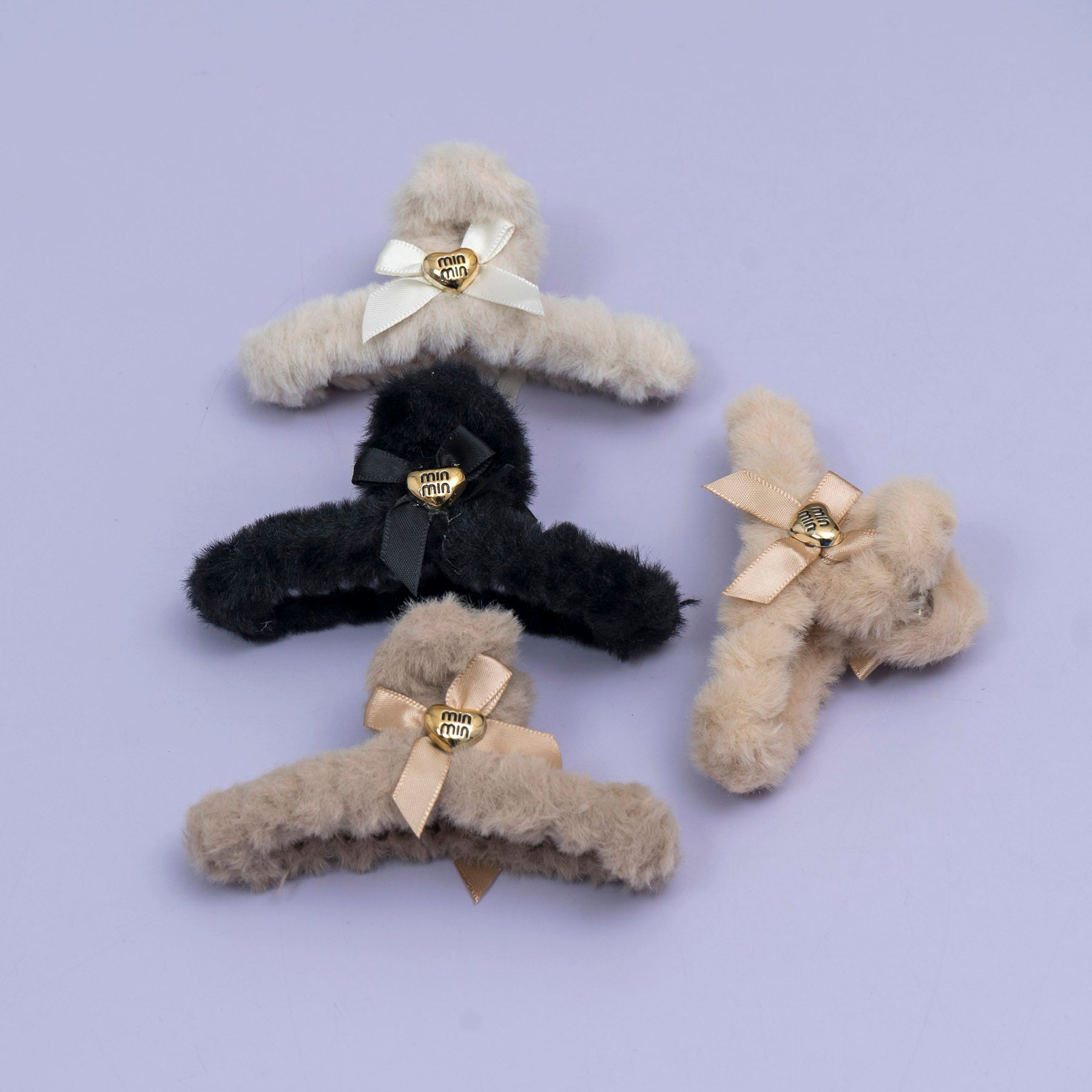 Fur Bow Hair Claw – UBK3840