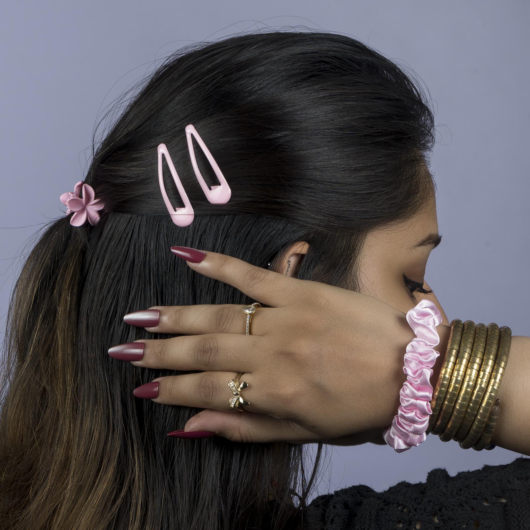Scrunchie Hair Set – 6 Pcs Combo  – UBK3285
