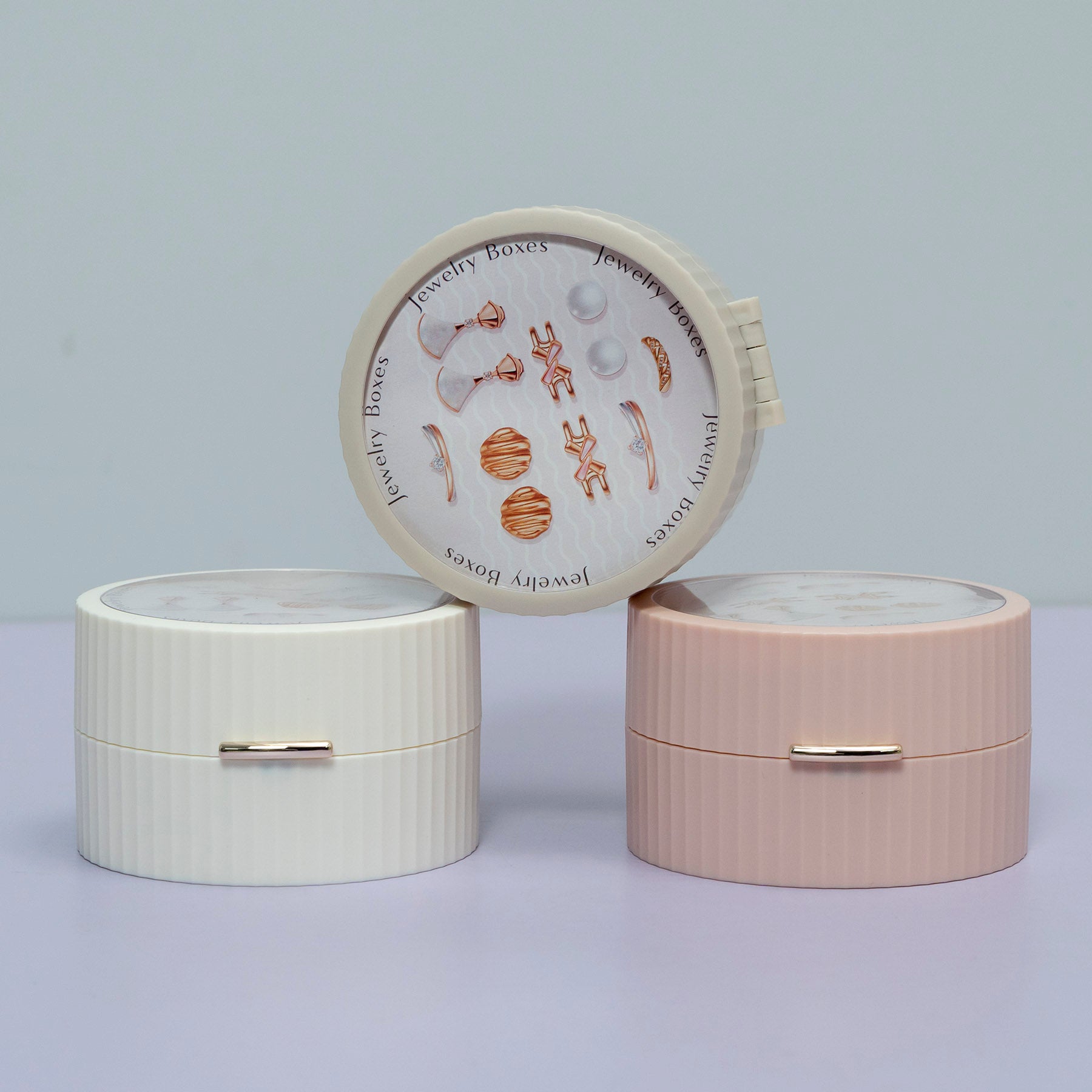 Cute Round Jewellery Storage Box – UBK3645