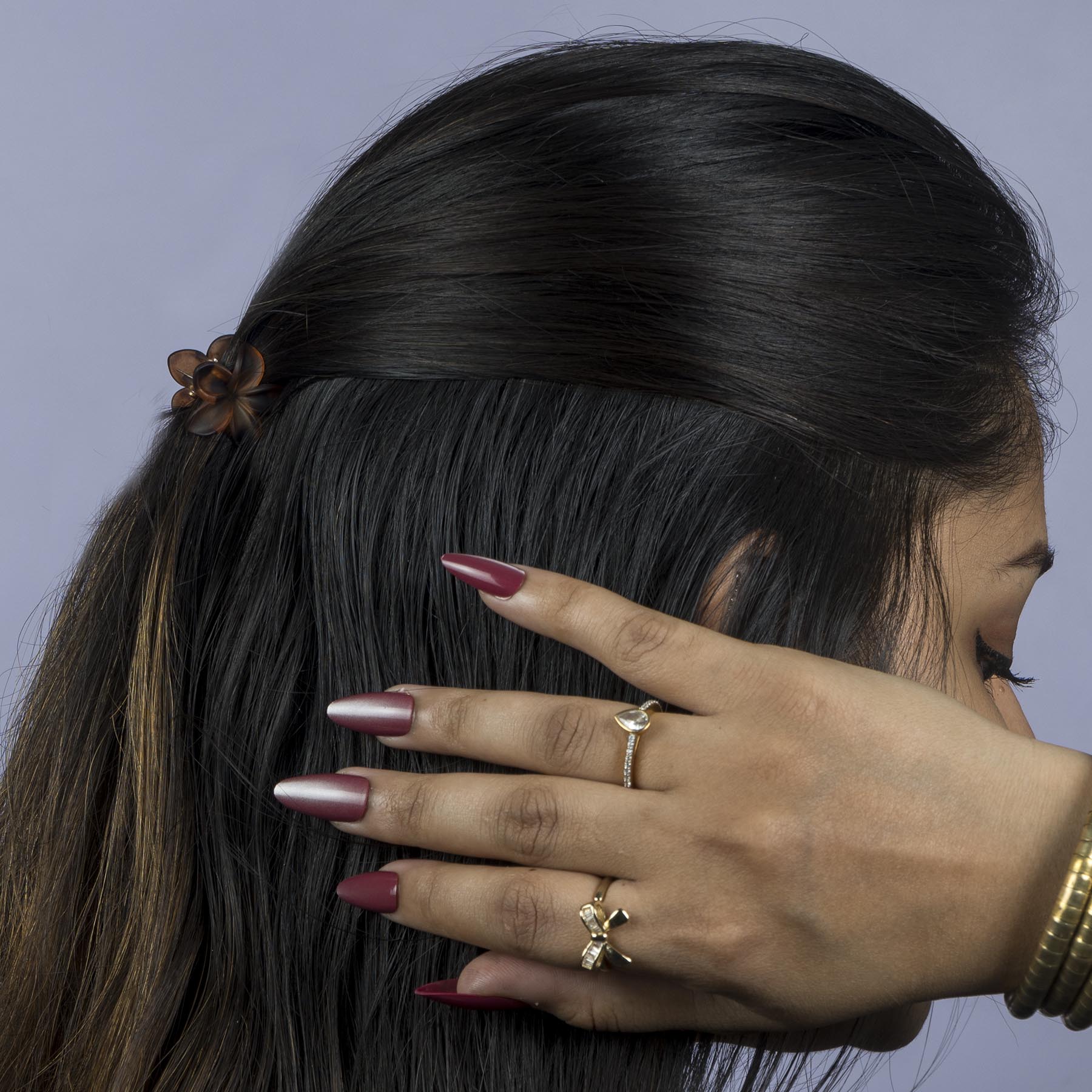 Mini Claw & Hair Tie Set – 10 Pcs Combo – UBK3286