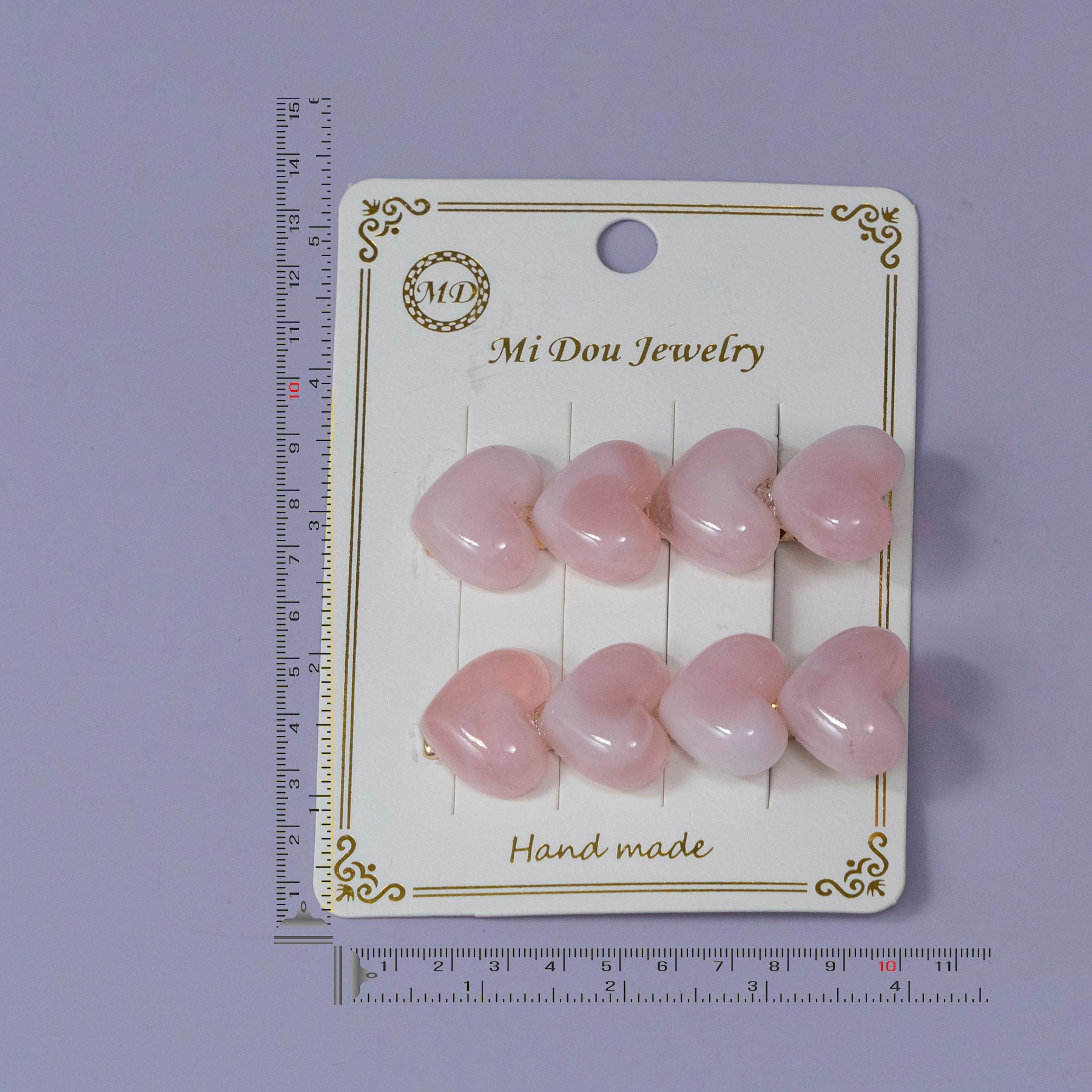 Glossy Heart Hair Pin Set – UBK3334