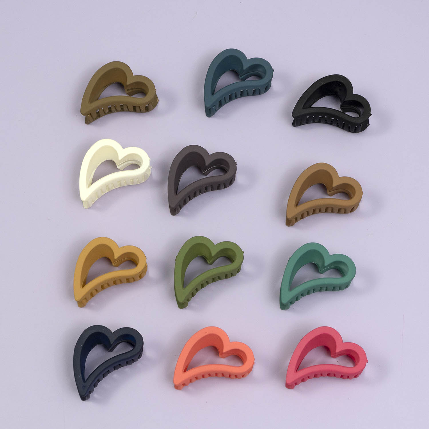 Matt hair claw (Pack of 3) - UBK2724