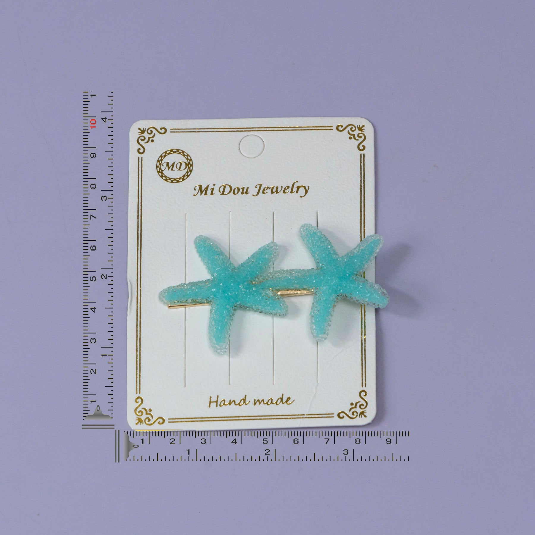 Starfish Glitter Hair Pin Set – UBK3335