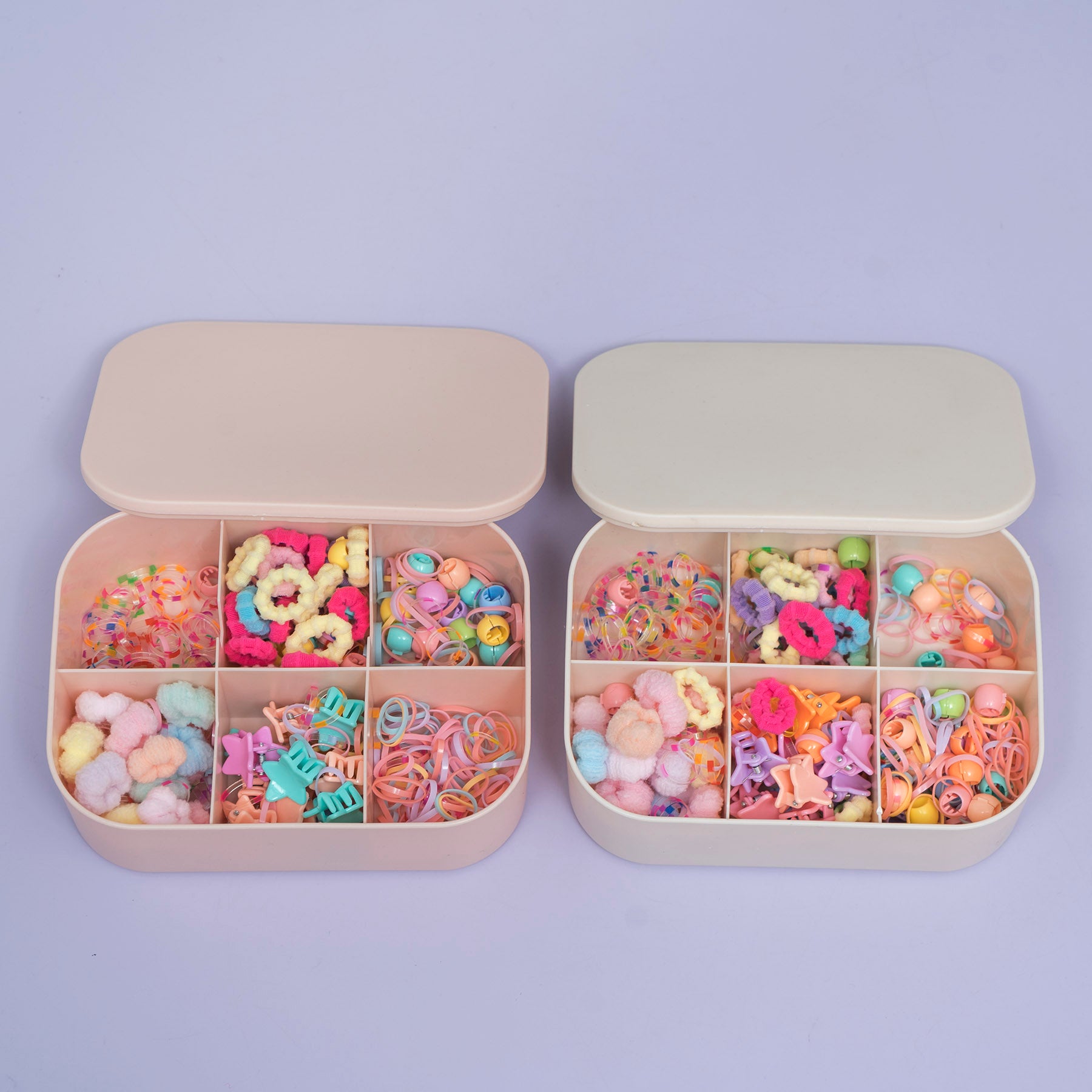 Kids Multi-Section Hair Accessories Organizer Box with Mirror – UBK3690