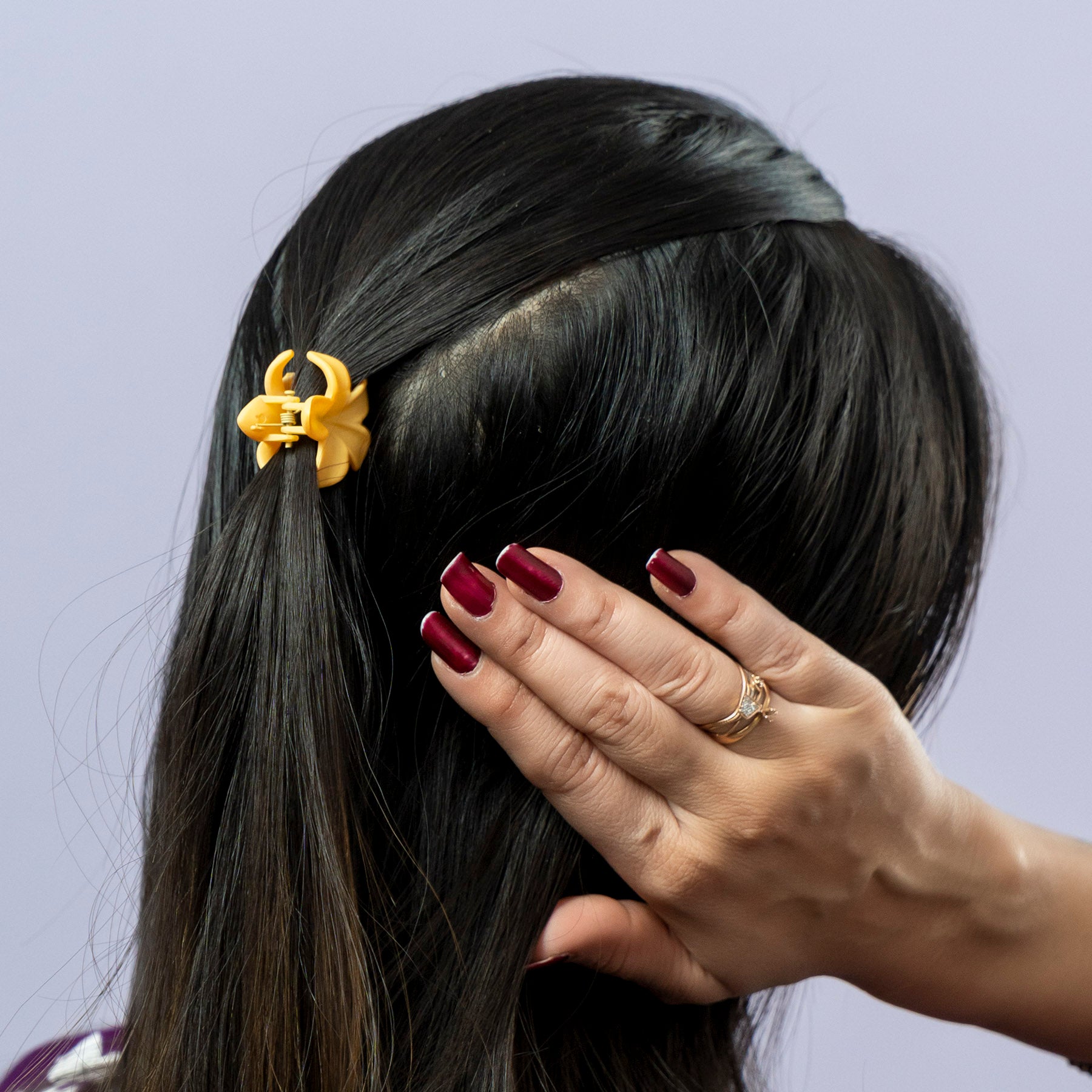 Matt Flower Hair Claw (6Pcs) – UBK3667