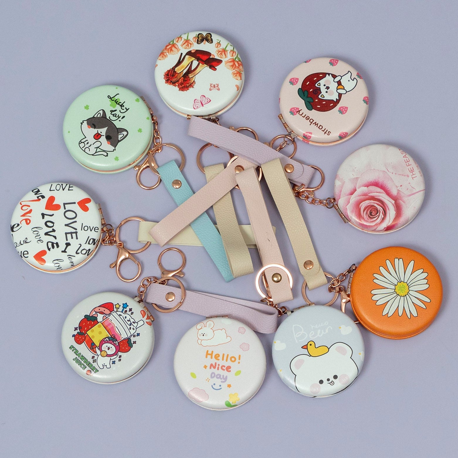 Pocket Mirror Assorted Cute Designs - UBK3672