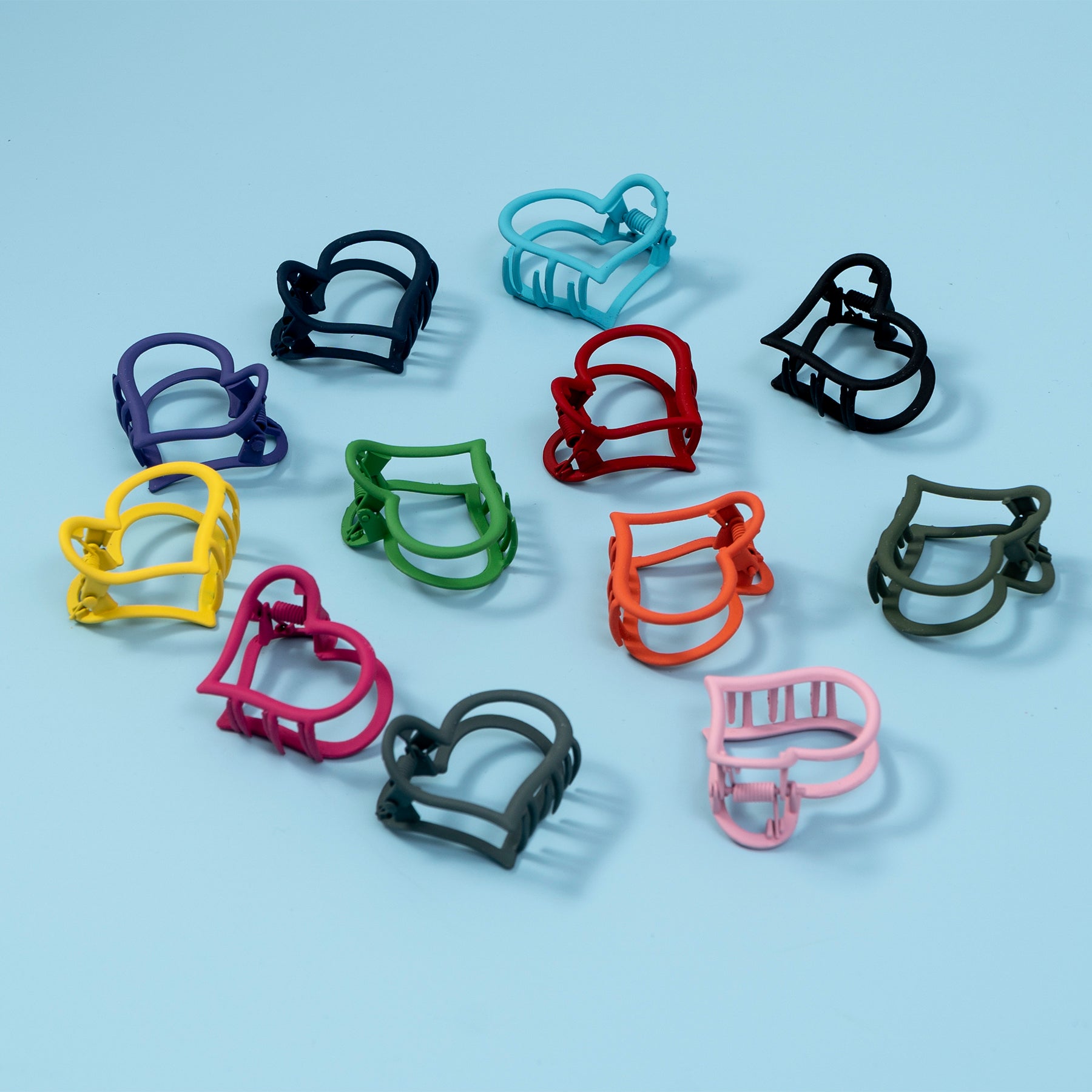 Matt Metal hair claw