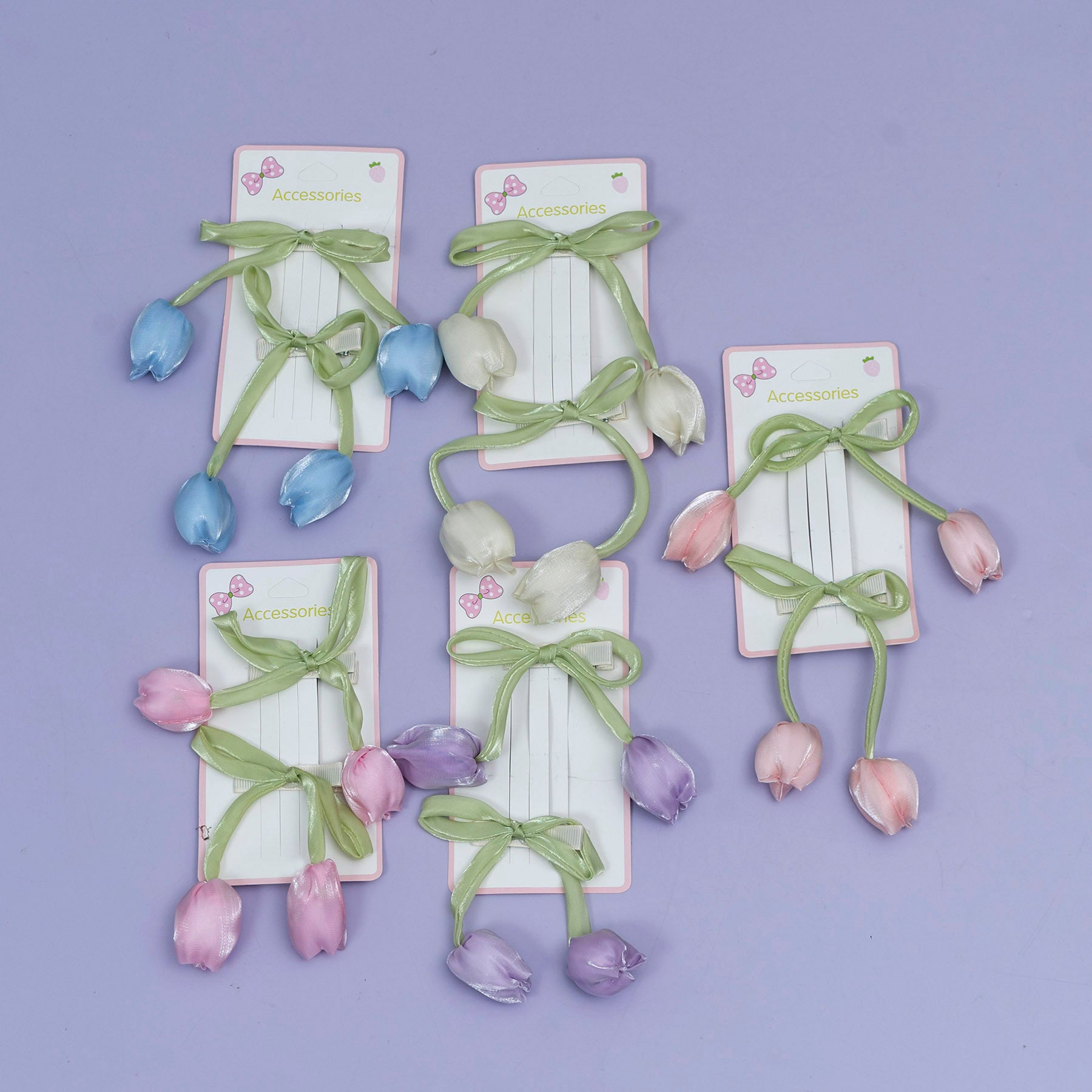 Tulip Ribbon Hair Clip – UBK3845