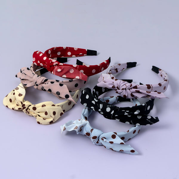 Printed Knotted Hair Bands - UBK2508