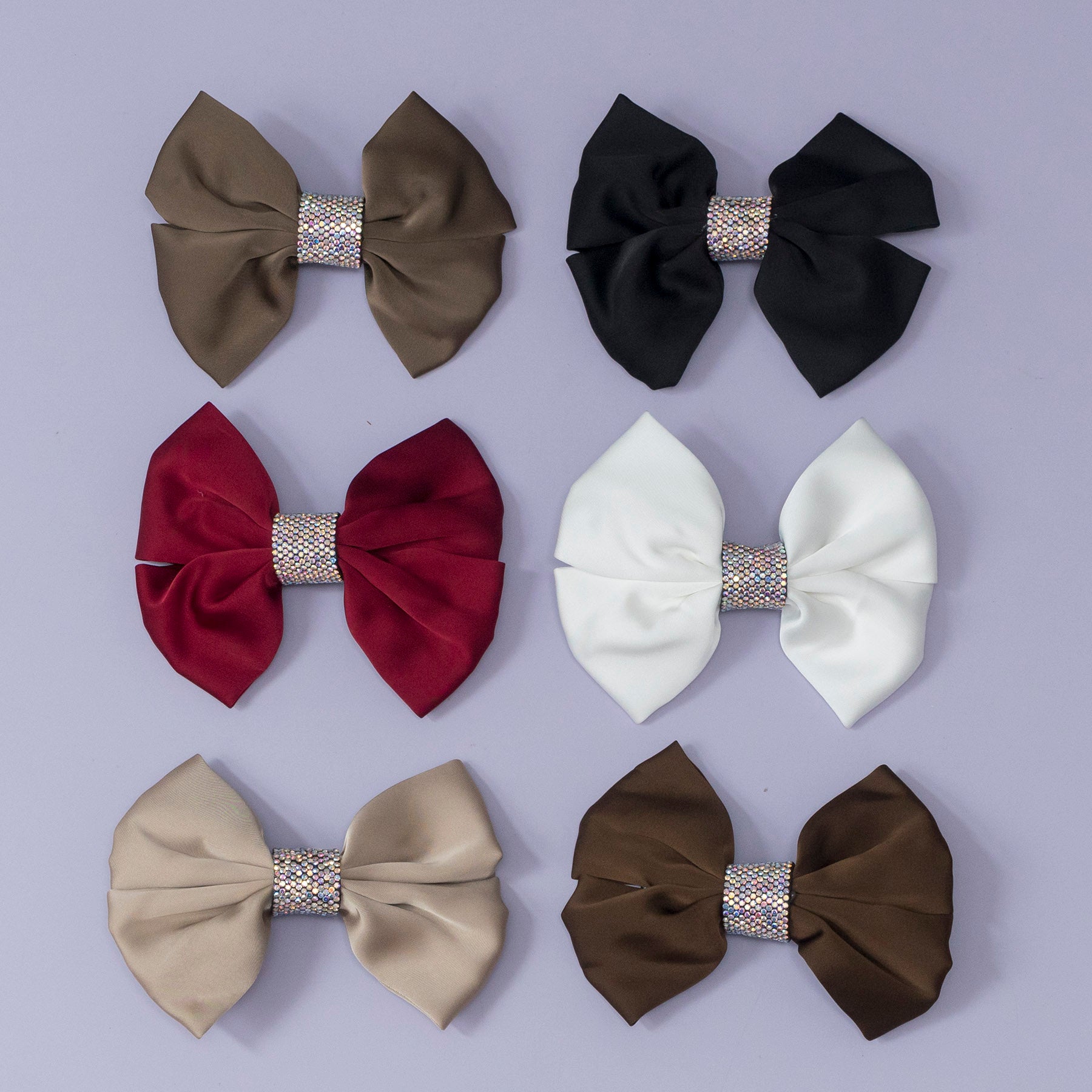 Satin Bow Crystal Clip – UBK3339