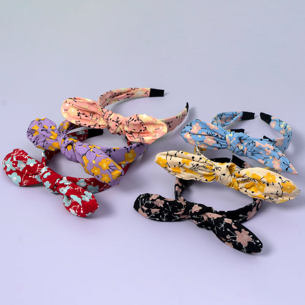 Printed Knotted Hair Bands - UBK2509