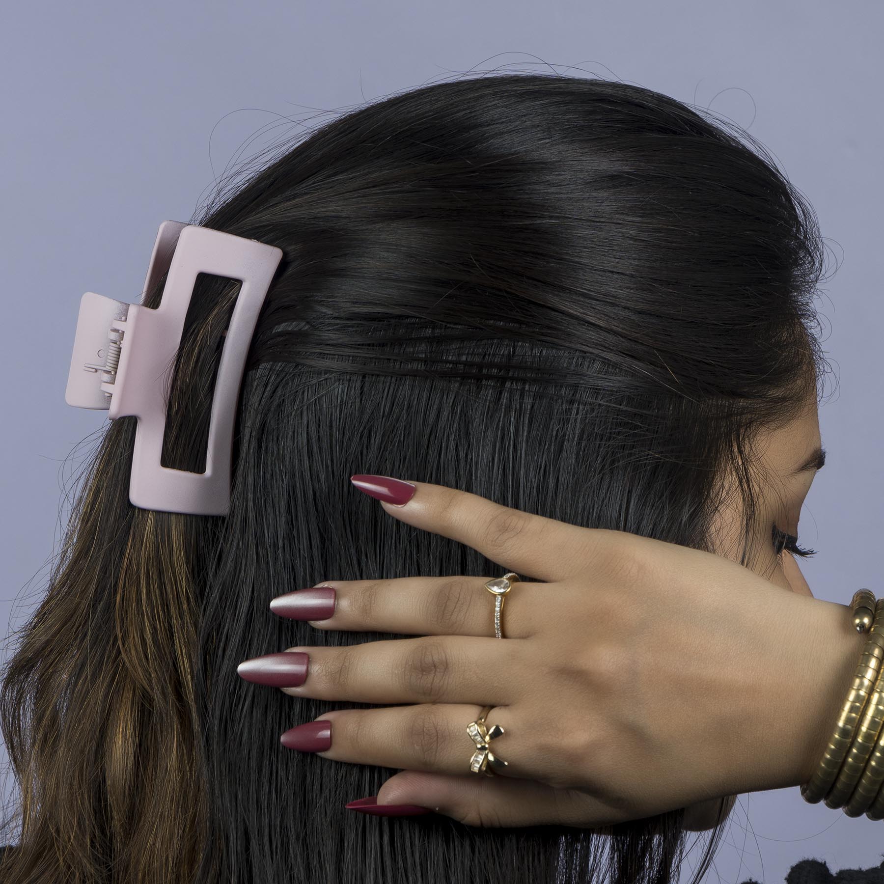 Matte Rectangle Claw Clip Set – UBK3294