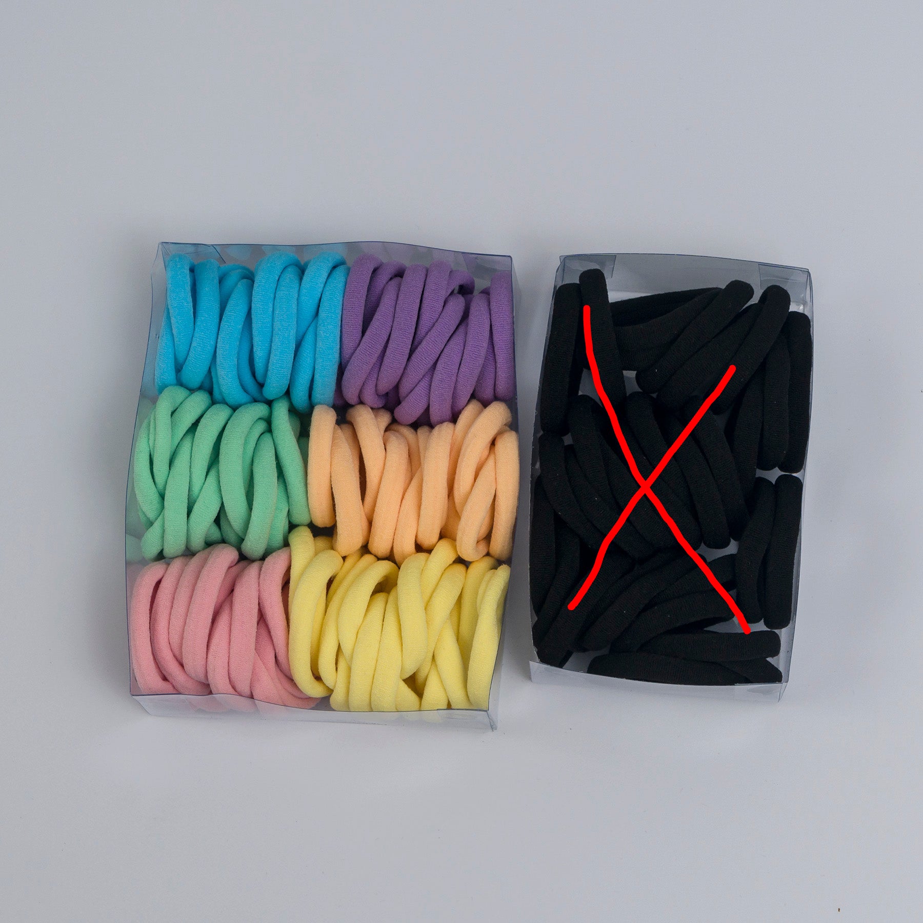 Soft hair ties (100 Pcs) - UBK2988
