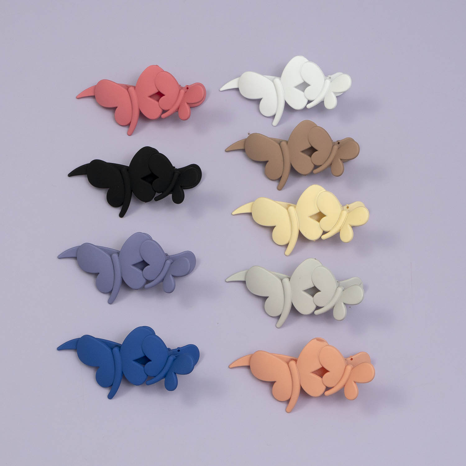 Matt flower slide Claw clip - UBK2733