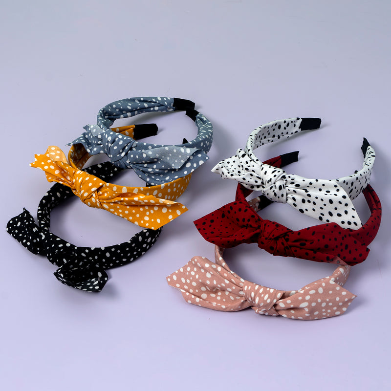 Printed Knotted Hair Bands - UBK2514