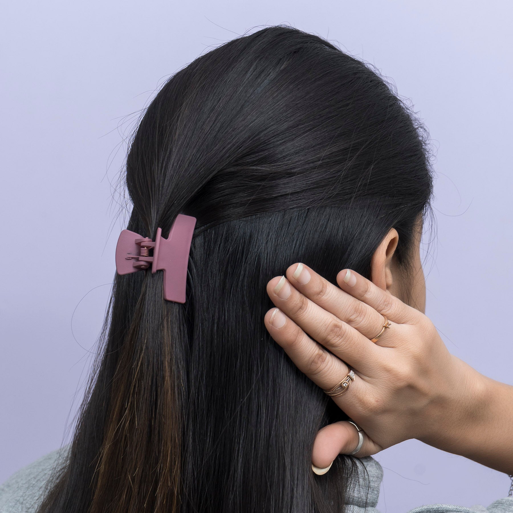 Hui Hui Matte Mini Hair Claw (Pack of 4) – UBK3701