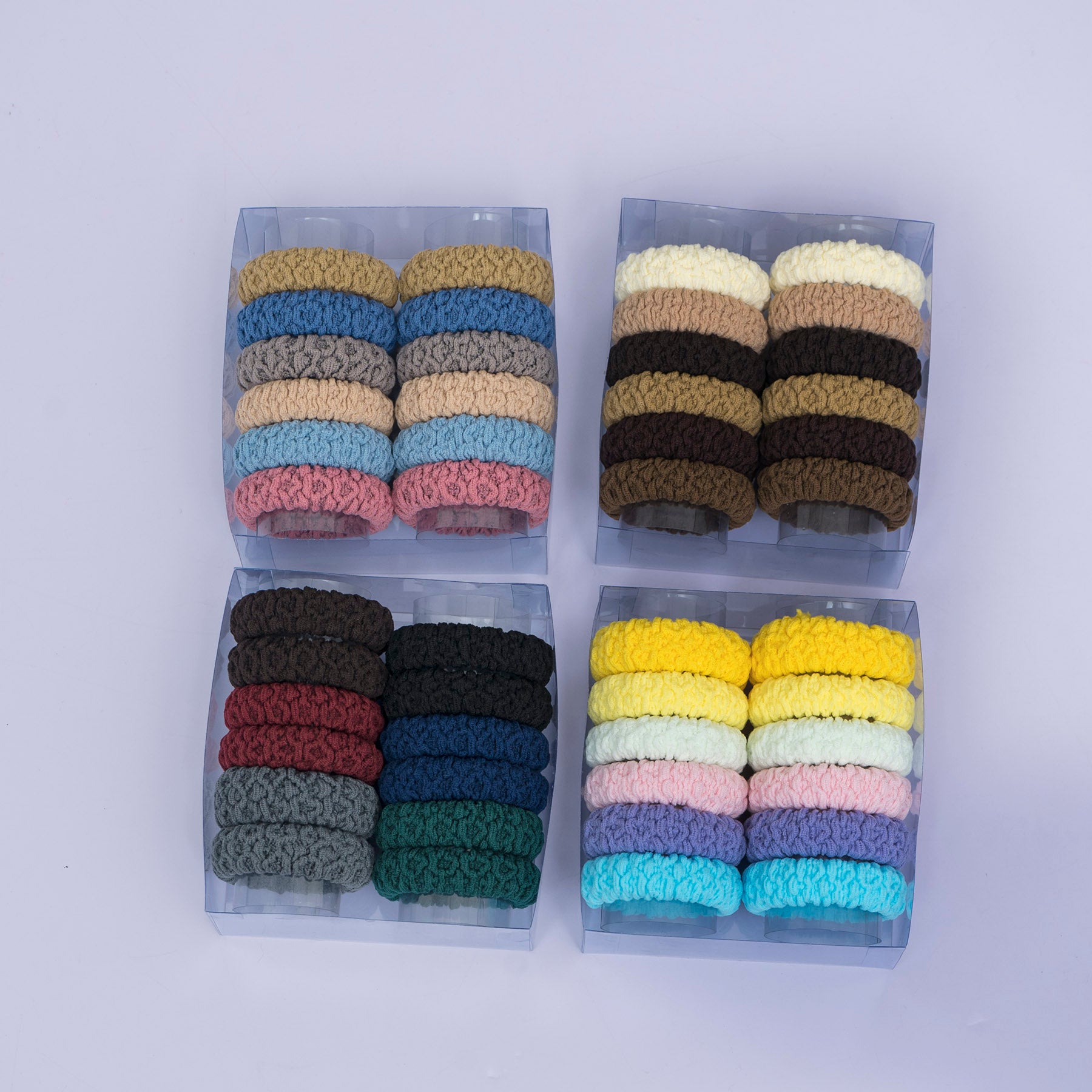Soft Knit Hair Scrunchies (12Pcs) – UBK3695