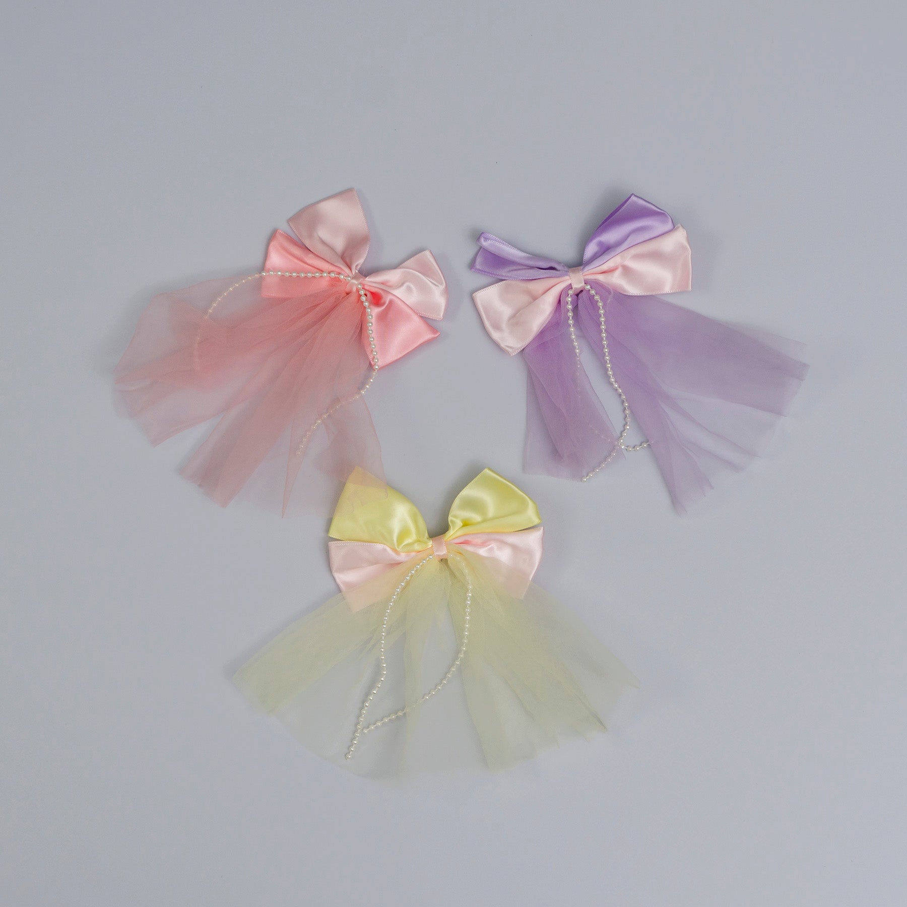 Bow mesh hair pins - UBK3031