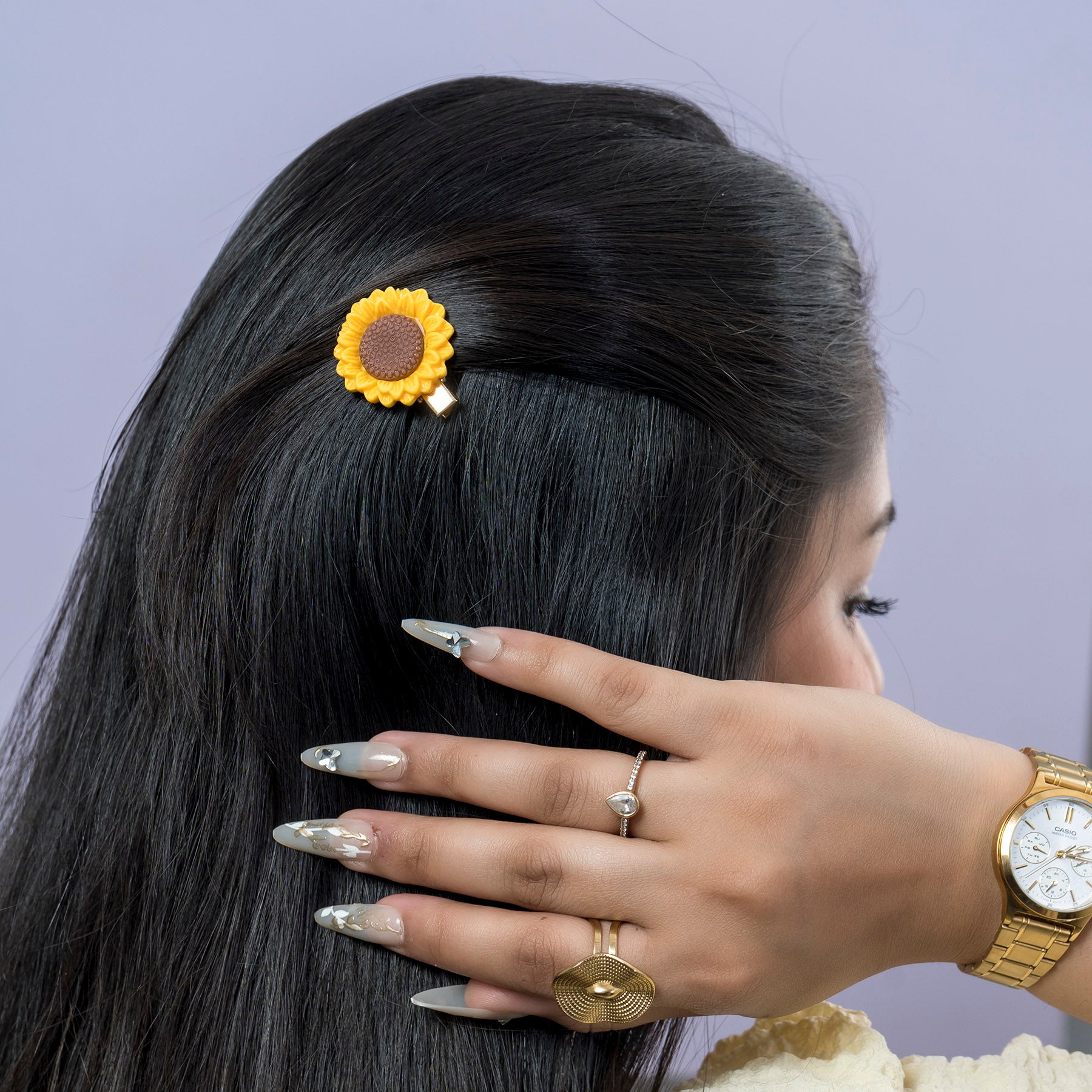 Sunflower Hair Accessories Set – UBK3857