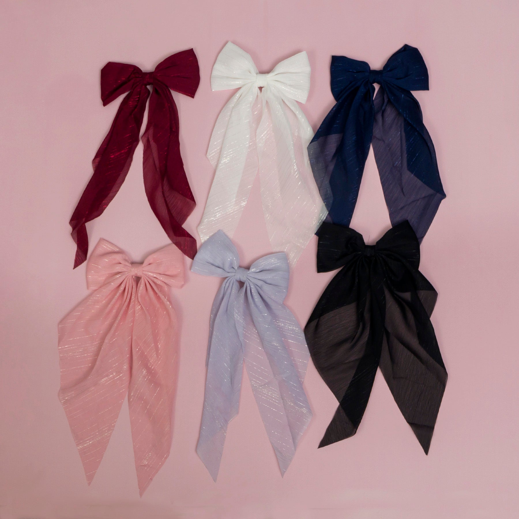 XL Glitter Hair bows - UBK3035