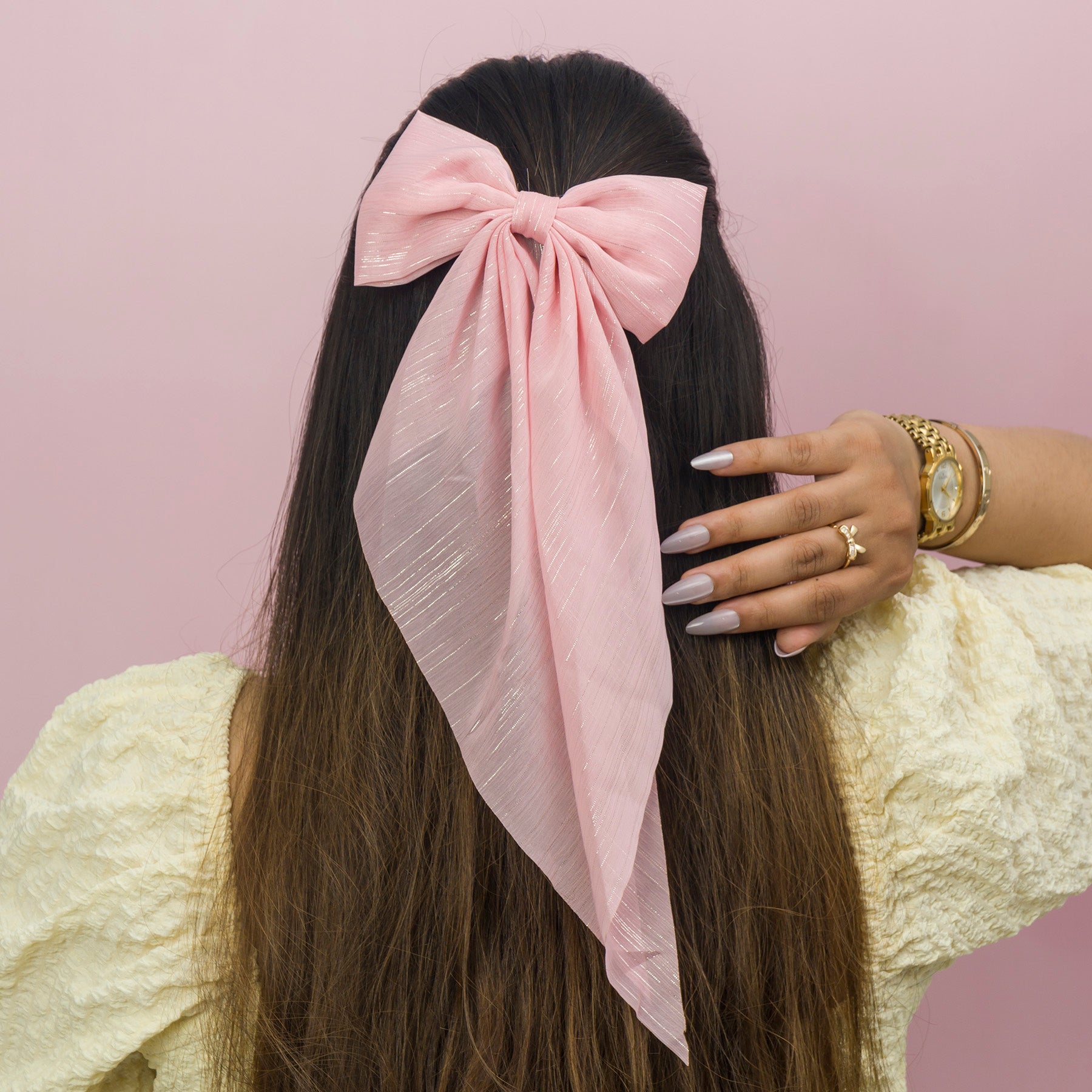XL Glitter Hair bows - UBK3035