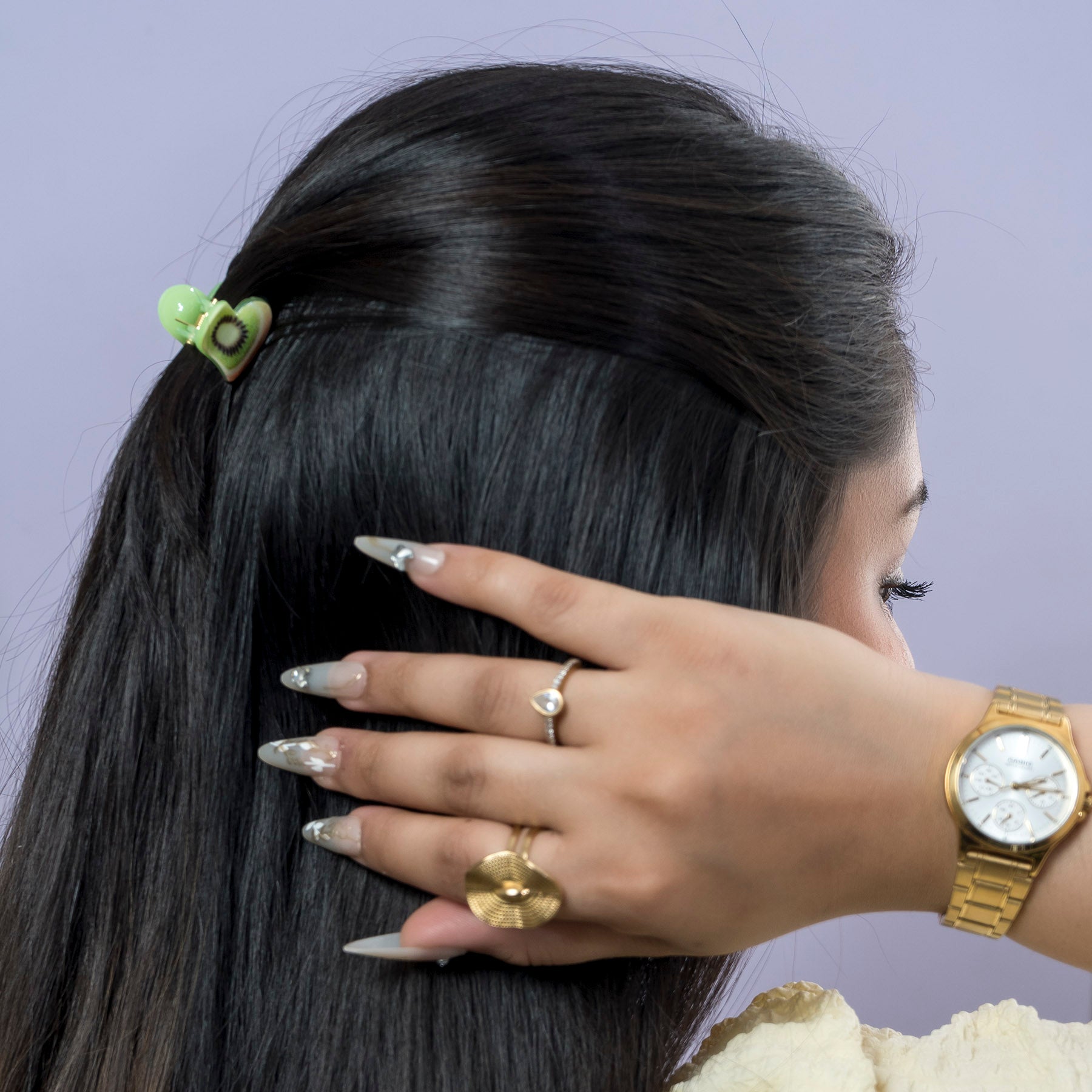 Fruit Heart Mini Hair Claw Set (6Pcs) – UBK3859