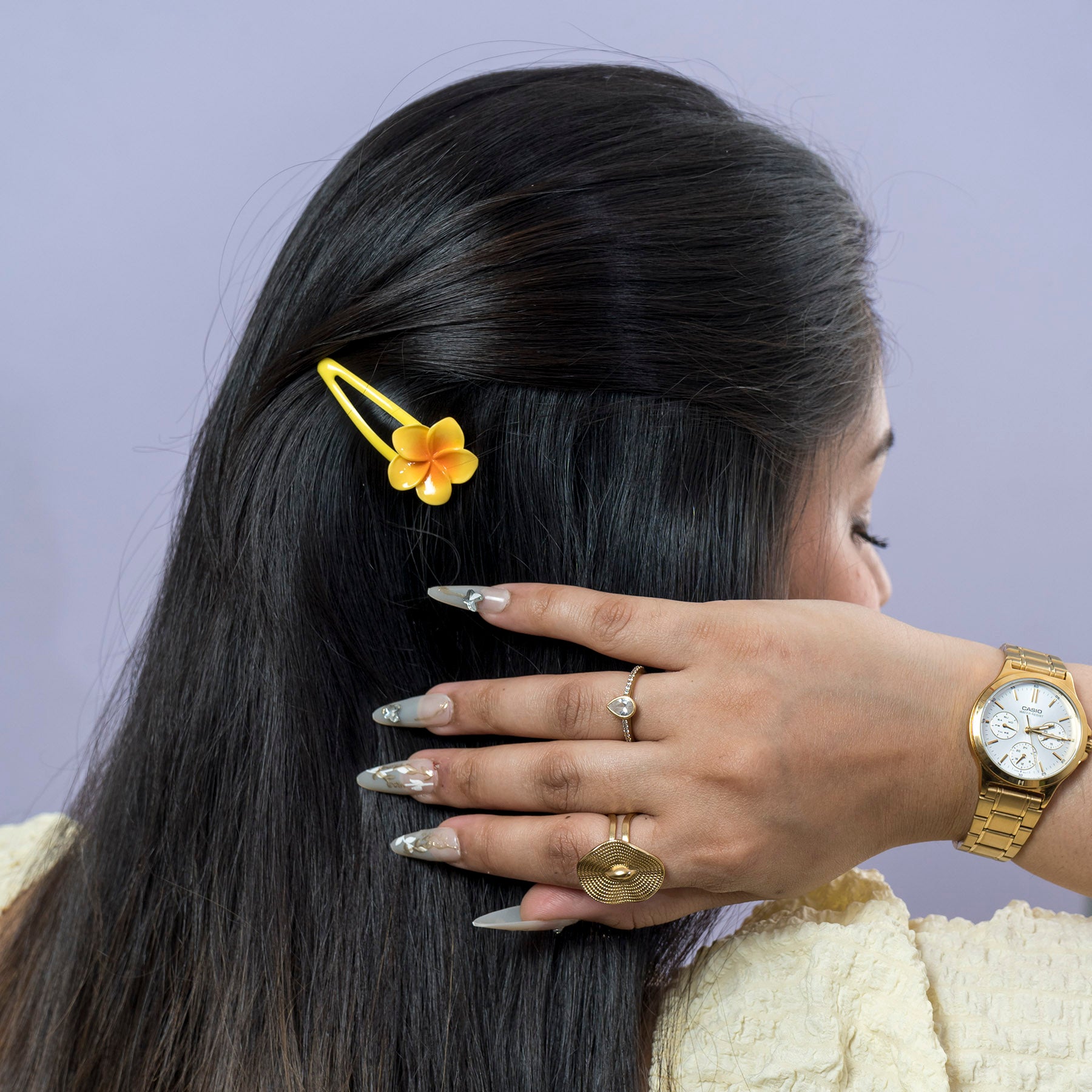 Flower Snap Hair Clip – UBK3861