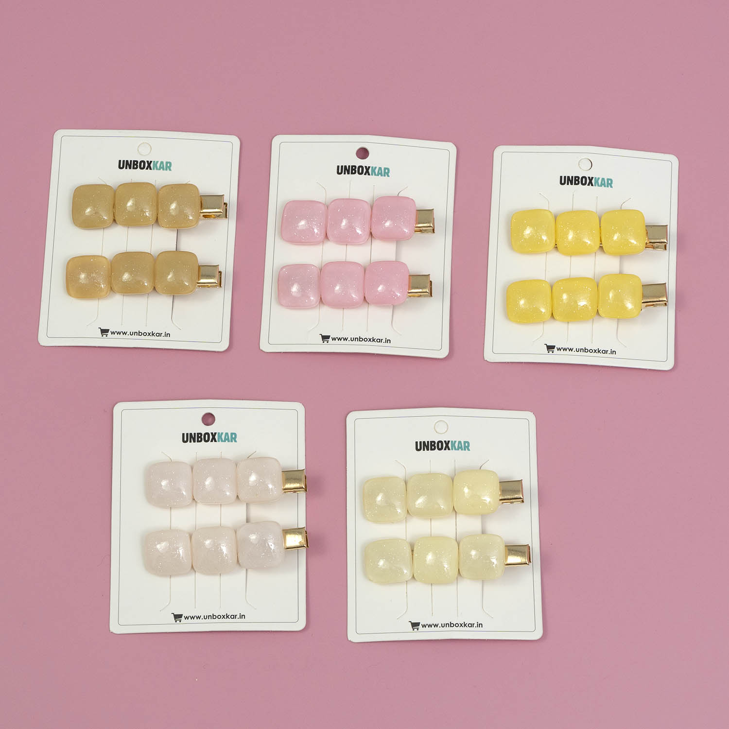 Charm hair pins (2pcs) - UBK2744