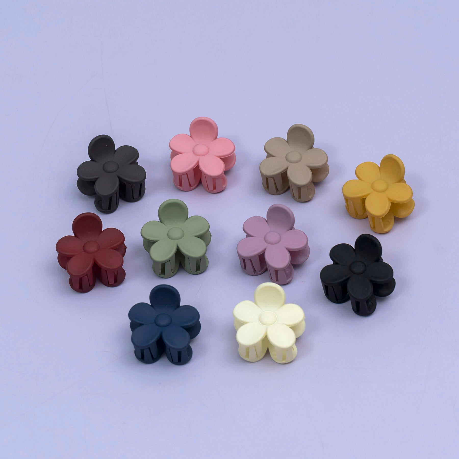 Mini Matte Flower Claw Clip (6Pcs) – UBK3866